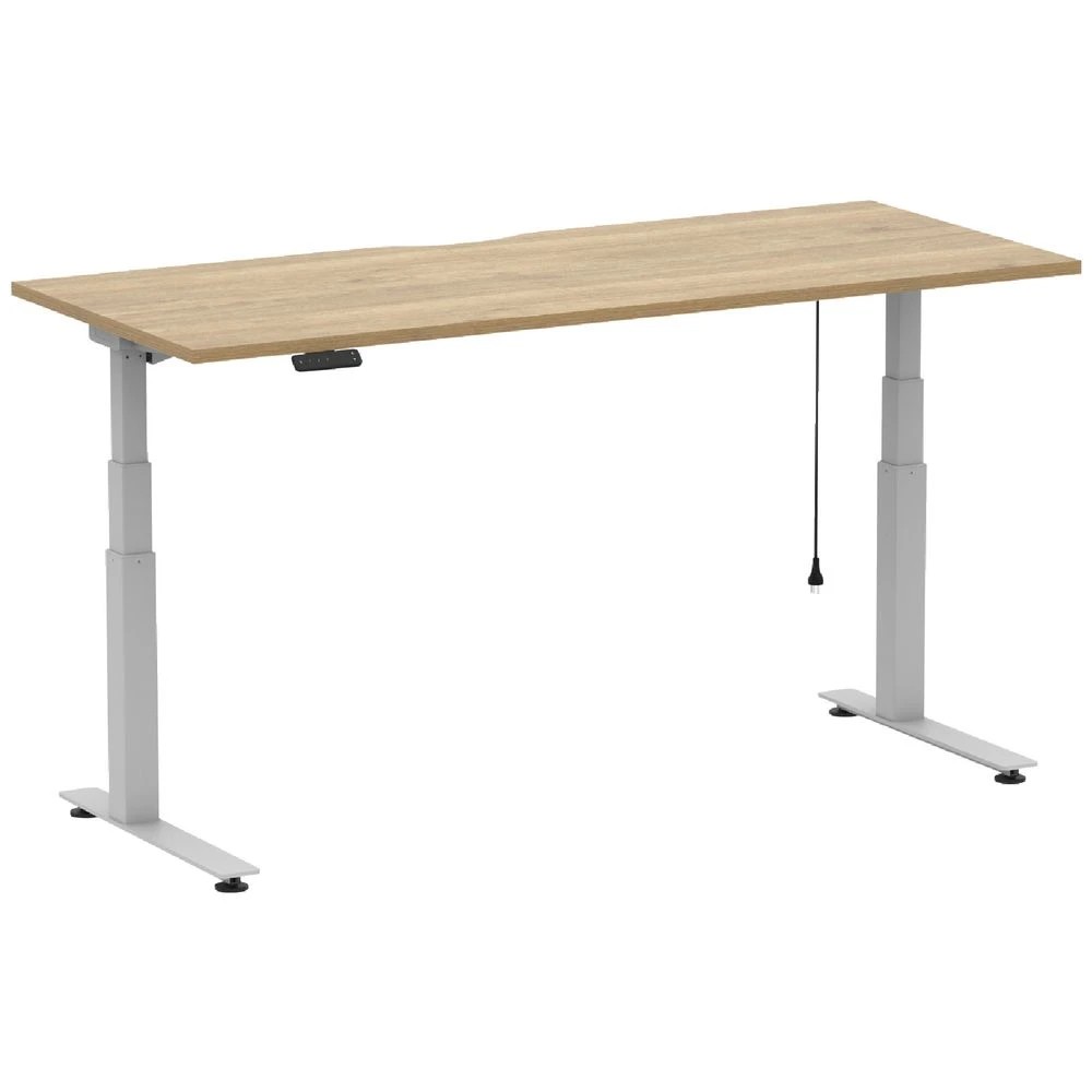 1 Stilford S2 Electric Sit Stand Desk 1800mm White/Oak Desks, Tables and Workstations, 1 of 5