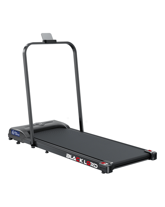 Black Lord Treadmill Electric Walking Pad Foldable Home Gym Fitness - Black