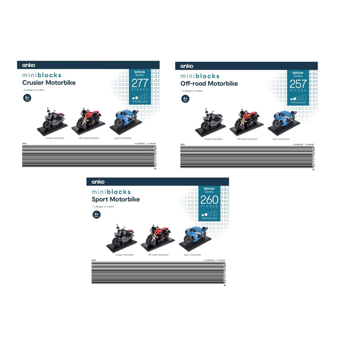 5 Mini Blocks Vehicle Series - Assorted, 5 of 5