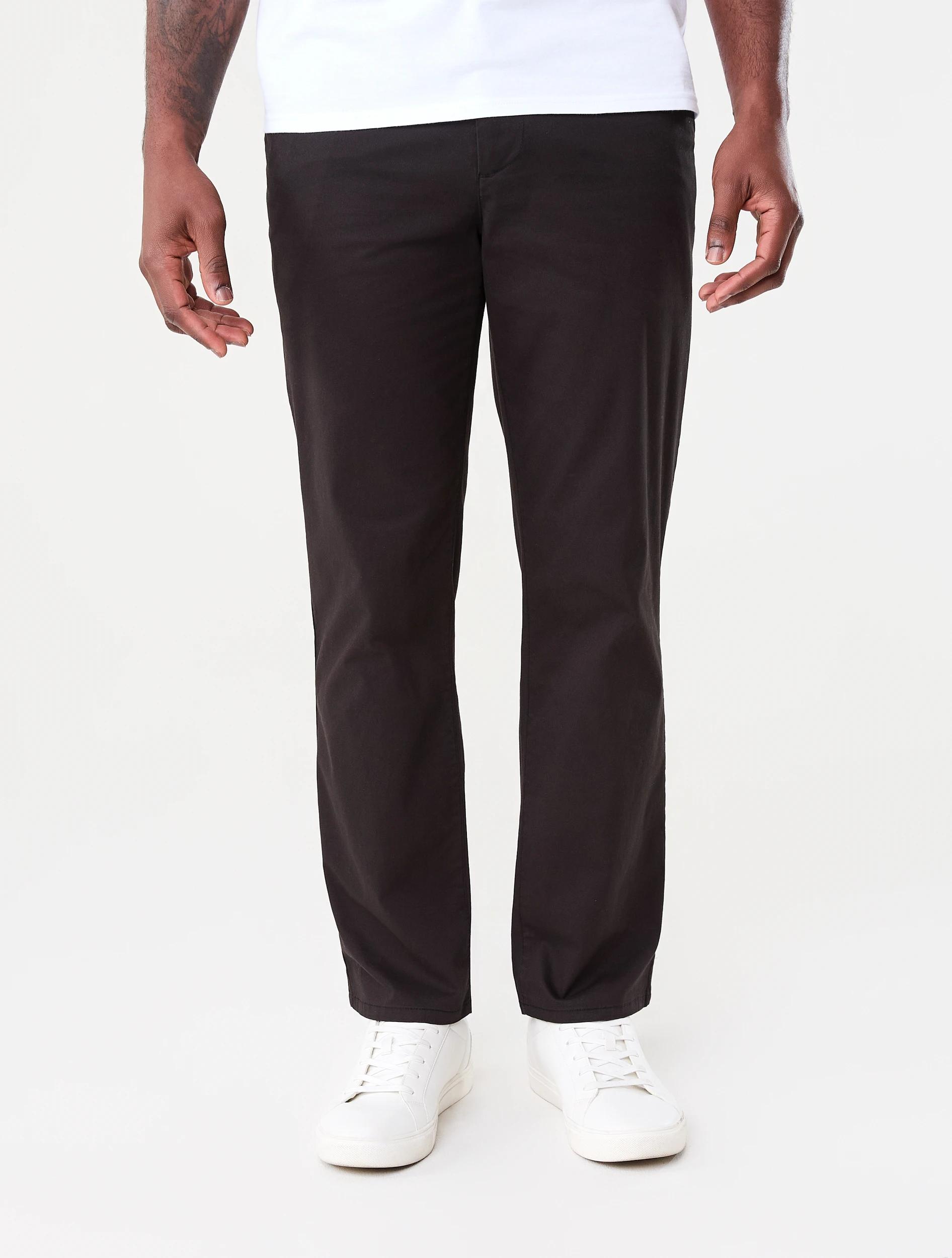 1 Straight Casual Chino Pants BLACK, 1 of 5
