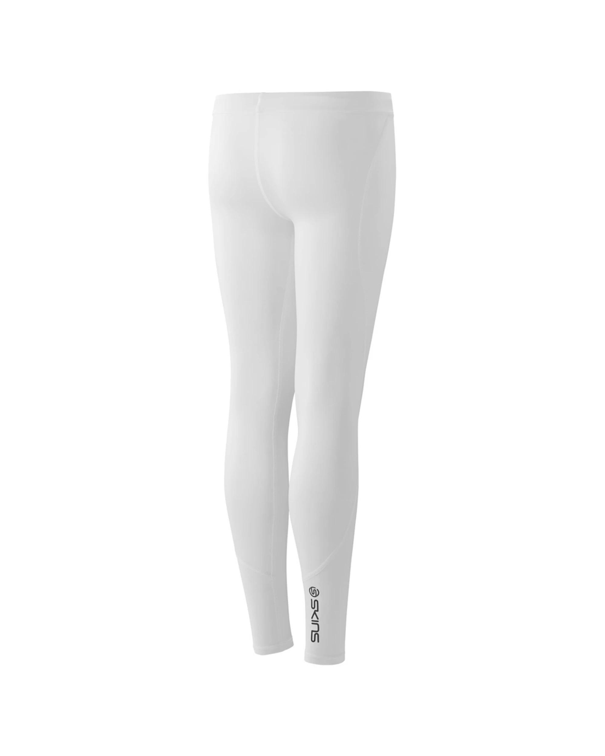 2 Skins Compression Youth Series 1 Activewear Long Tight Sky WHITE, 2 of 2
