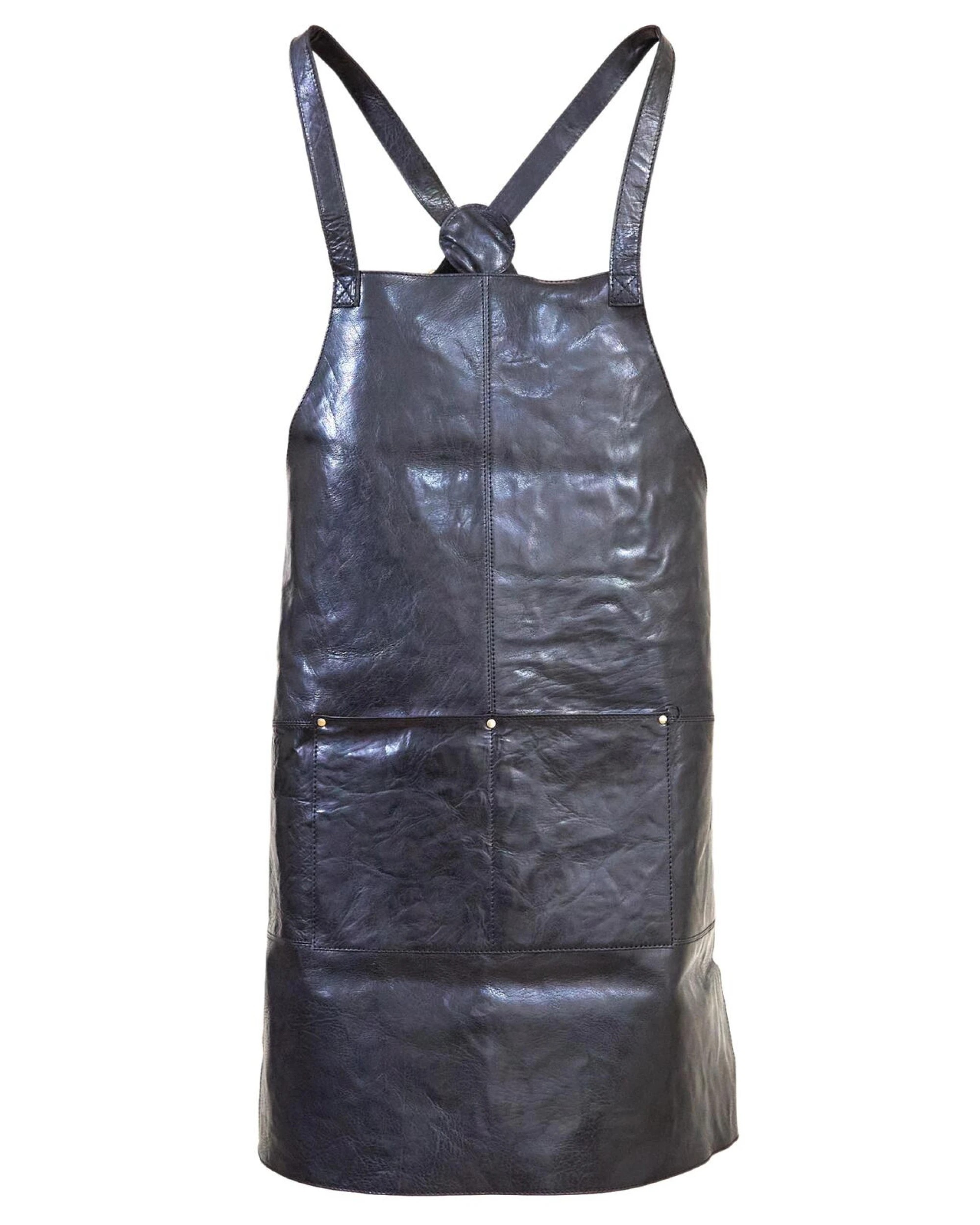 4 Pierre Cardin Professional Leather Apron Butcher Woodwork Hairdressing Barber Chef - Black, 4 of 10