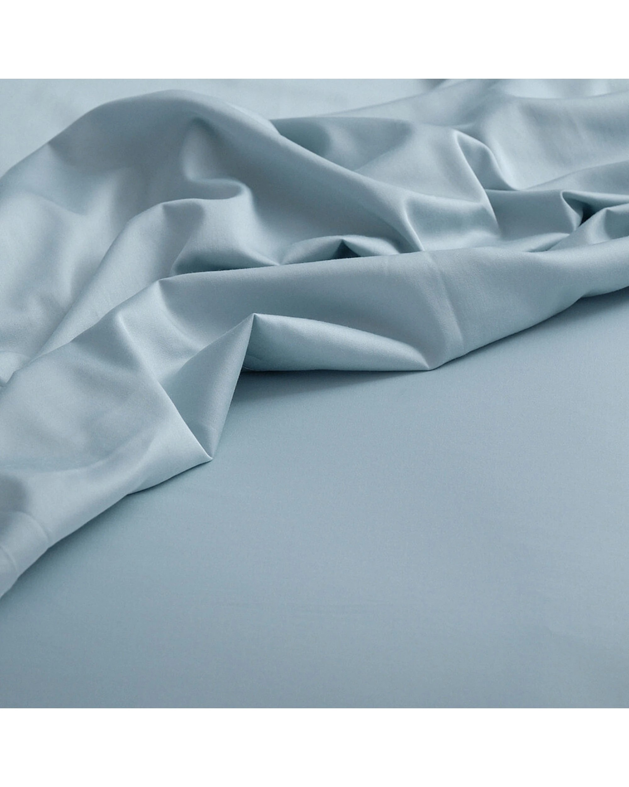 2 Canningvale Carrara Bed Fitted Sheet Set Alessia Bamboo Cotton - Queen Bed - Blue, 2 of 3