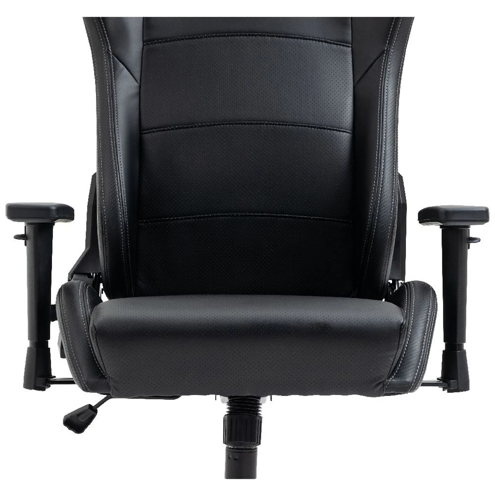 7 Typhoon Viper High-Back Racing Gaming Chair PU Black Ergonomic Chairs and Desk Chairs, 7 of 10