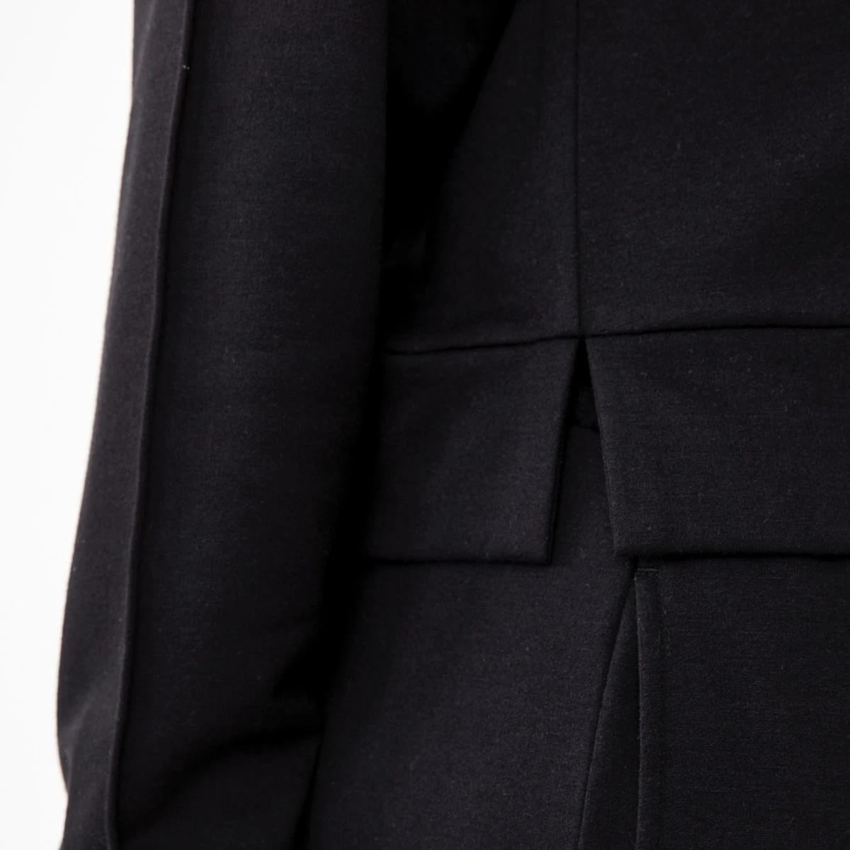 6 Soft Touch Boxy Crew Sweatshirt Black, 6 of 6