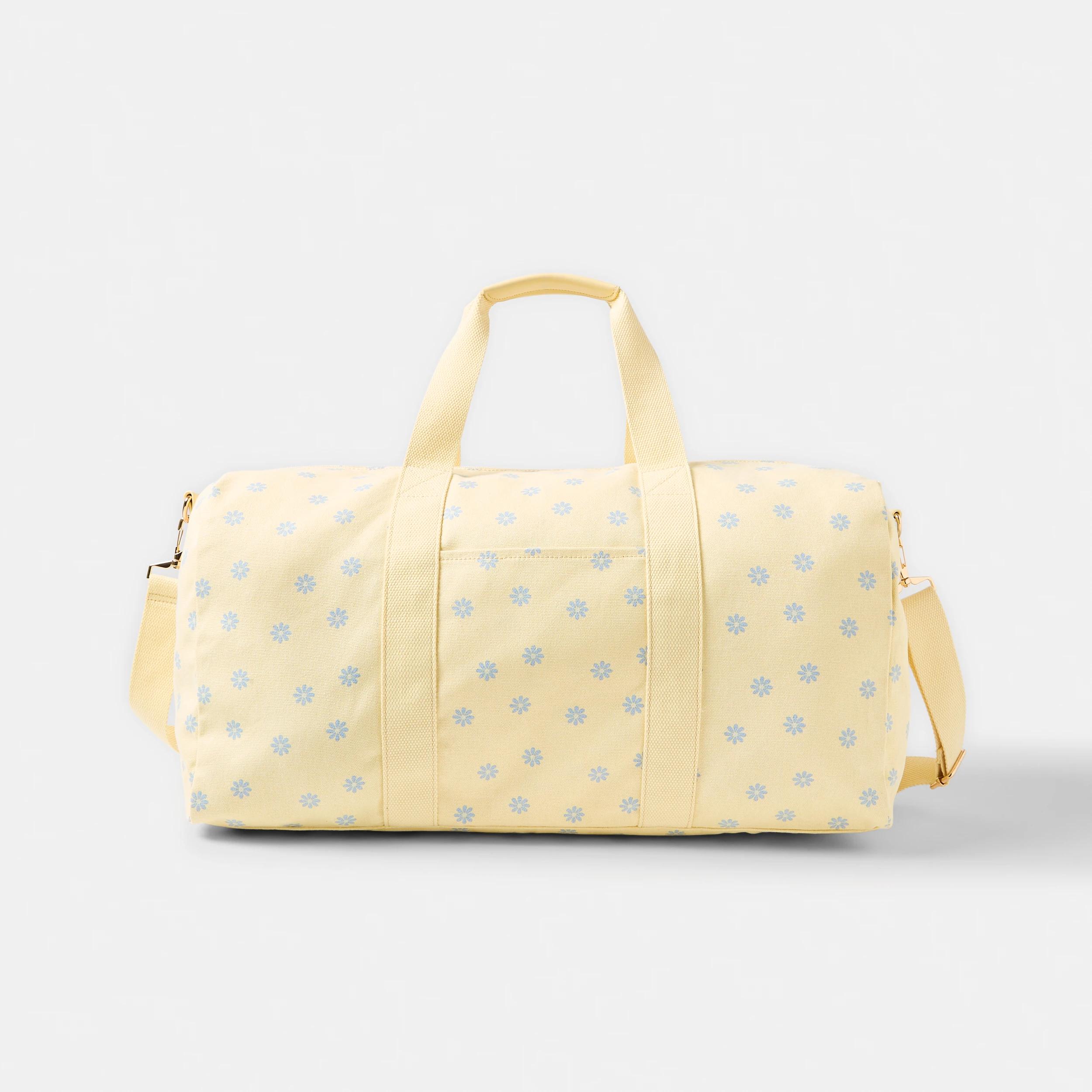 1 Canvas Weekender Bag Daisy, 1 of 4