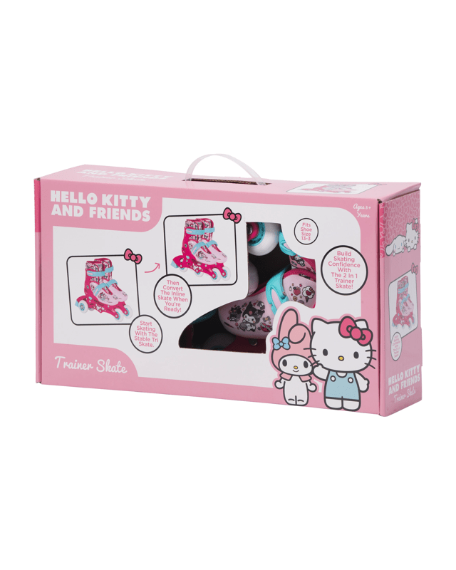 Hello Kitty and Friends 2-in-1 Trainer Skates - Pink, Size 13 