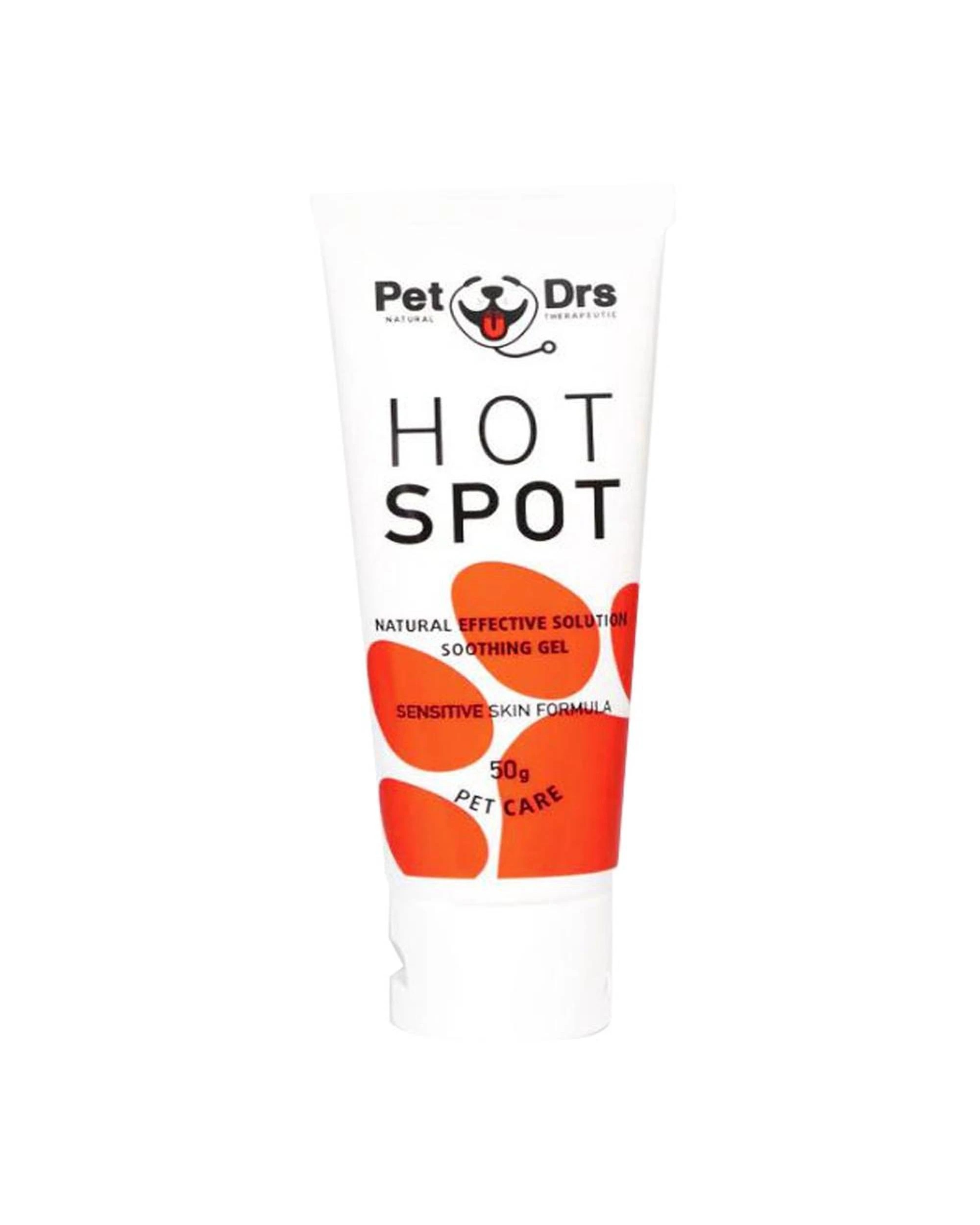 1 Pet Drs Hot Spot Natural Skin Care Soothing Gel Solution for Dogs 50g