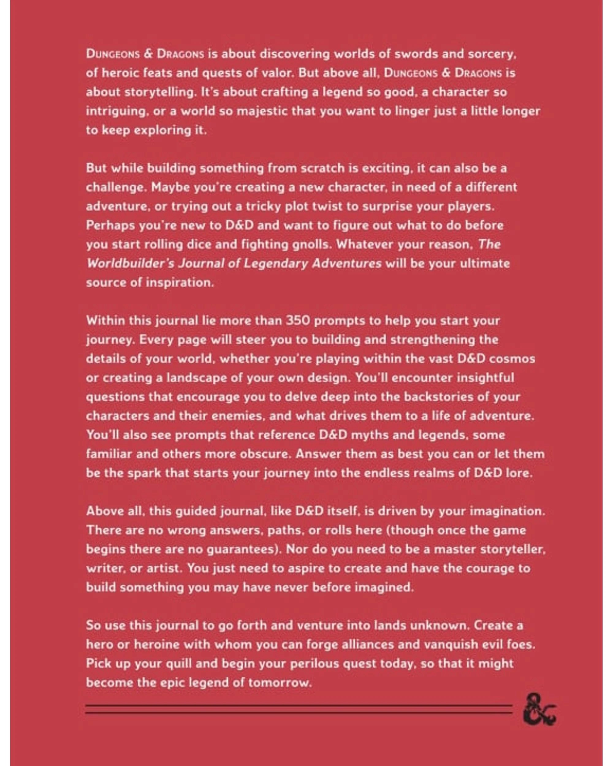 2 Dungeons and Dragons: The Worldbuilder's Journal of Legendary Adventures, 2 of 6