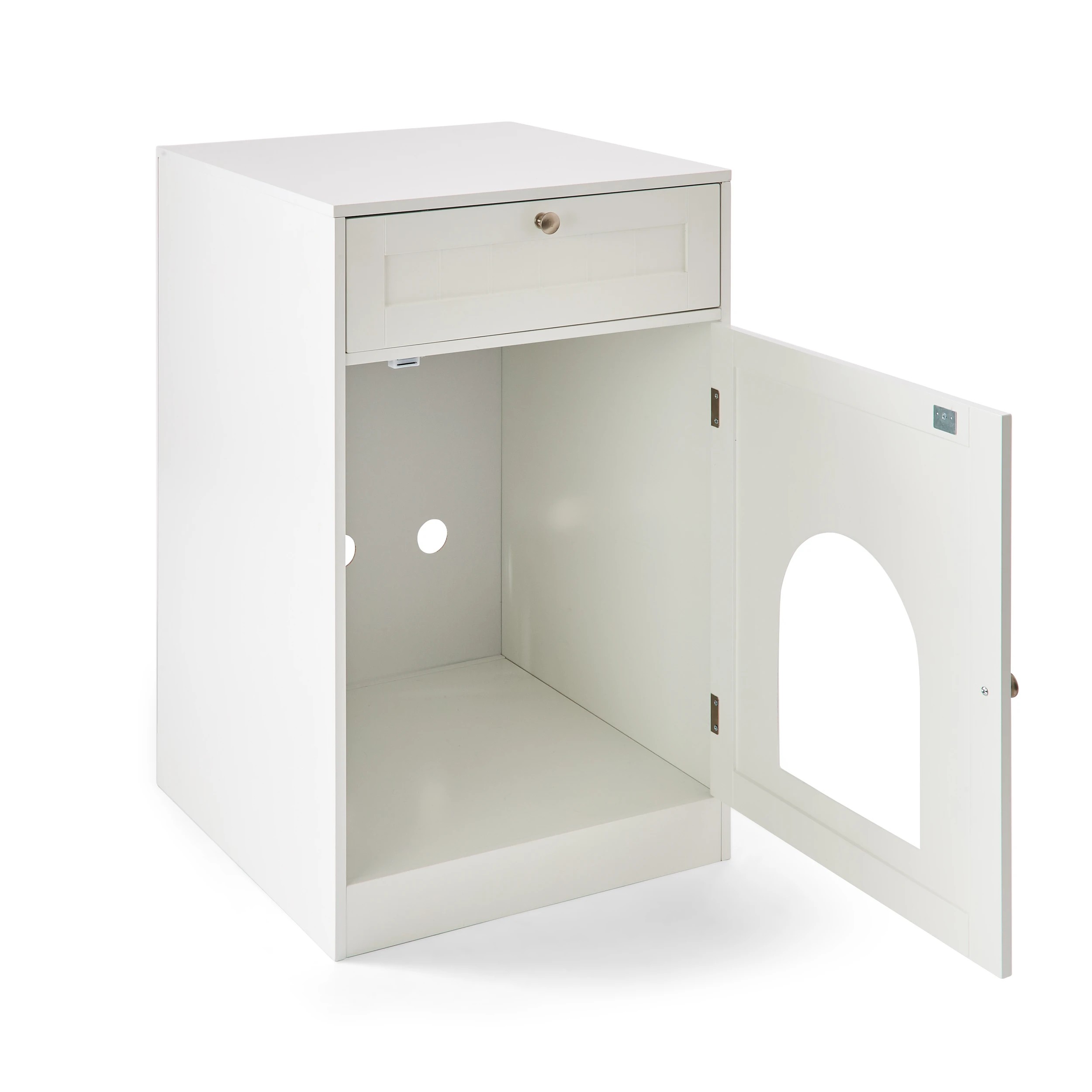 6 Cat Litter Cabinet with Storage Drawer, 6 of 10