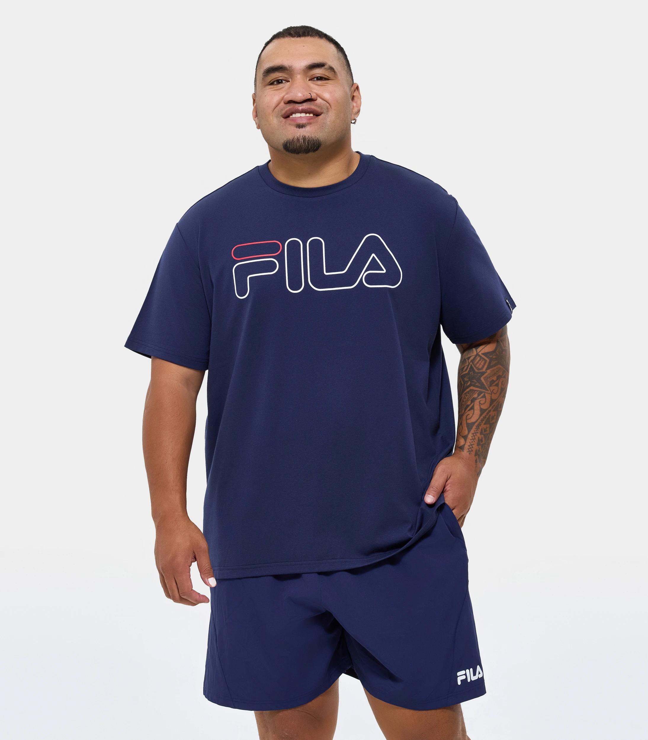 1 Plus Line T-Shirt Biking Red - Fila NAVY, 1 of 6
