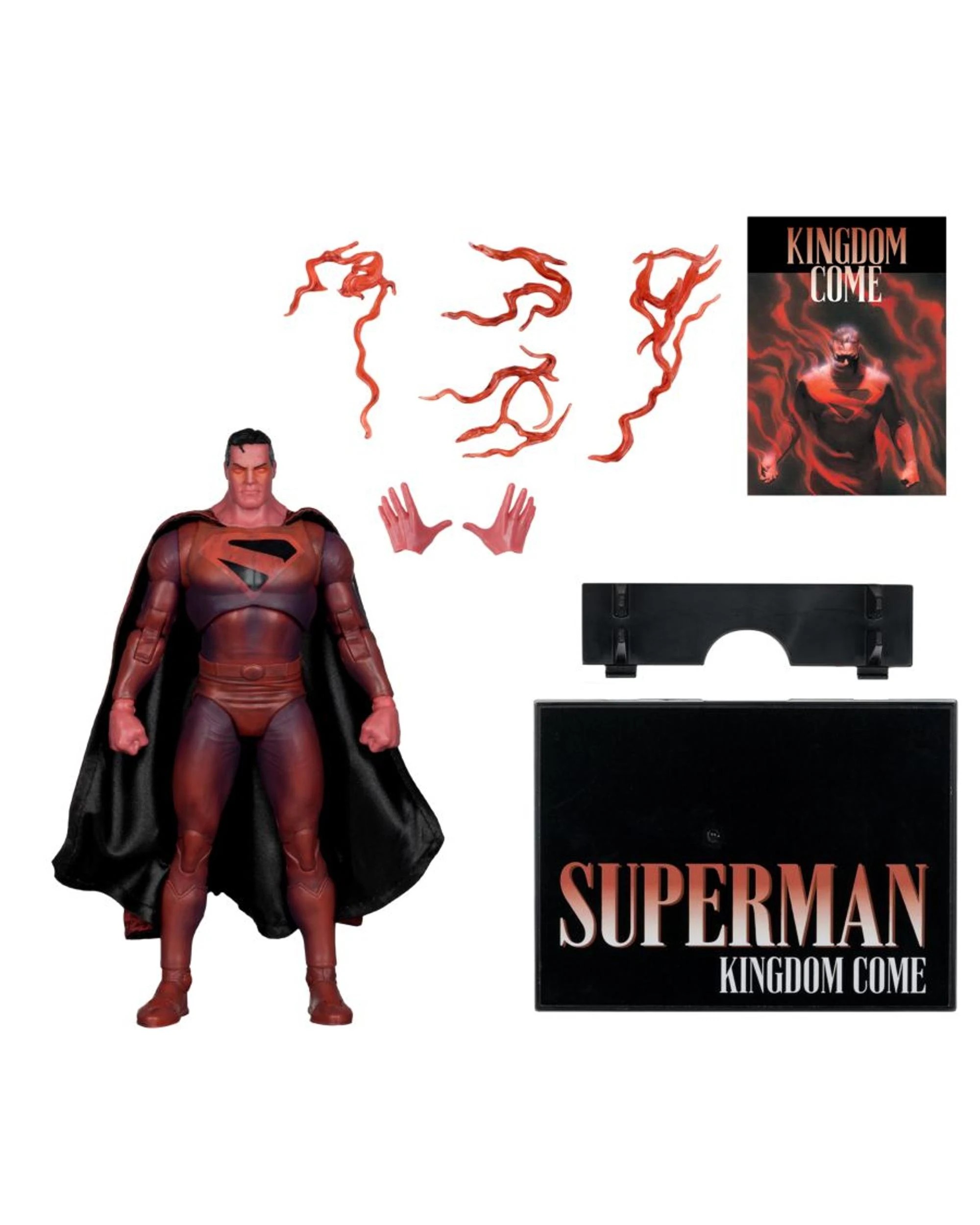 9 DC Multiverse Gold Label Superman Kingdom Come Cover Recreations 7 inch Action Figure, 9 of 10