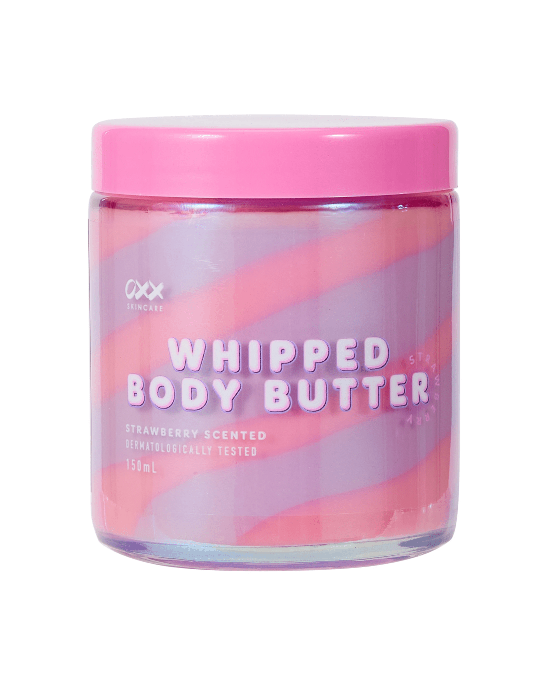 1 OXX Skincare Whipped Body Butter 150ml - Strawberry Scented, 1 of 3