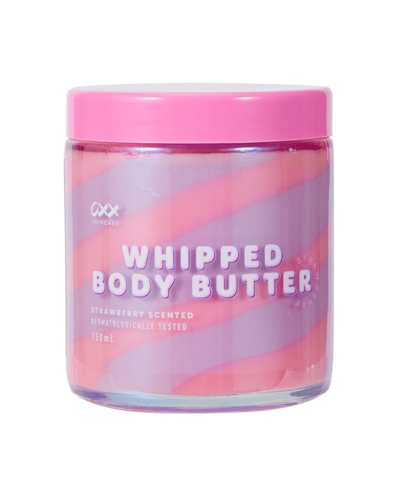 OXX Skincare Whipped Body Butter 150ml - Strawberry Scented