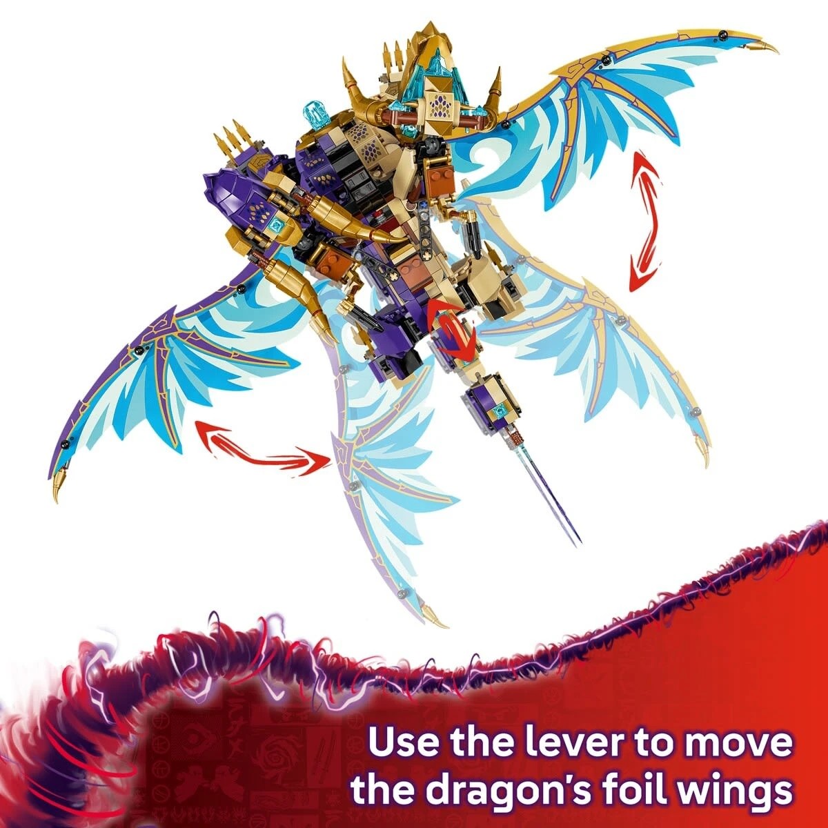 4 LEGO NINJAGO Arc Dragon of Focus 71836, 4 of 10