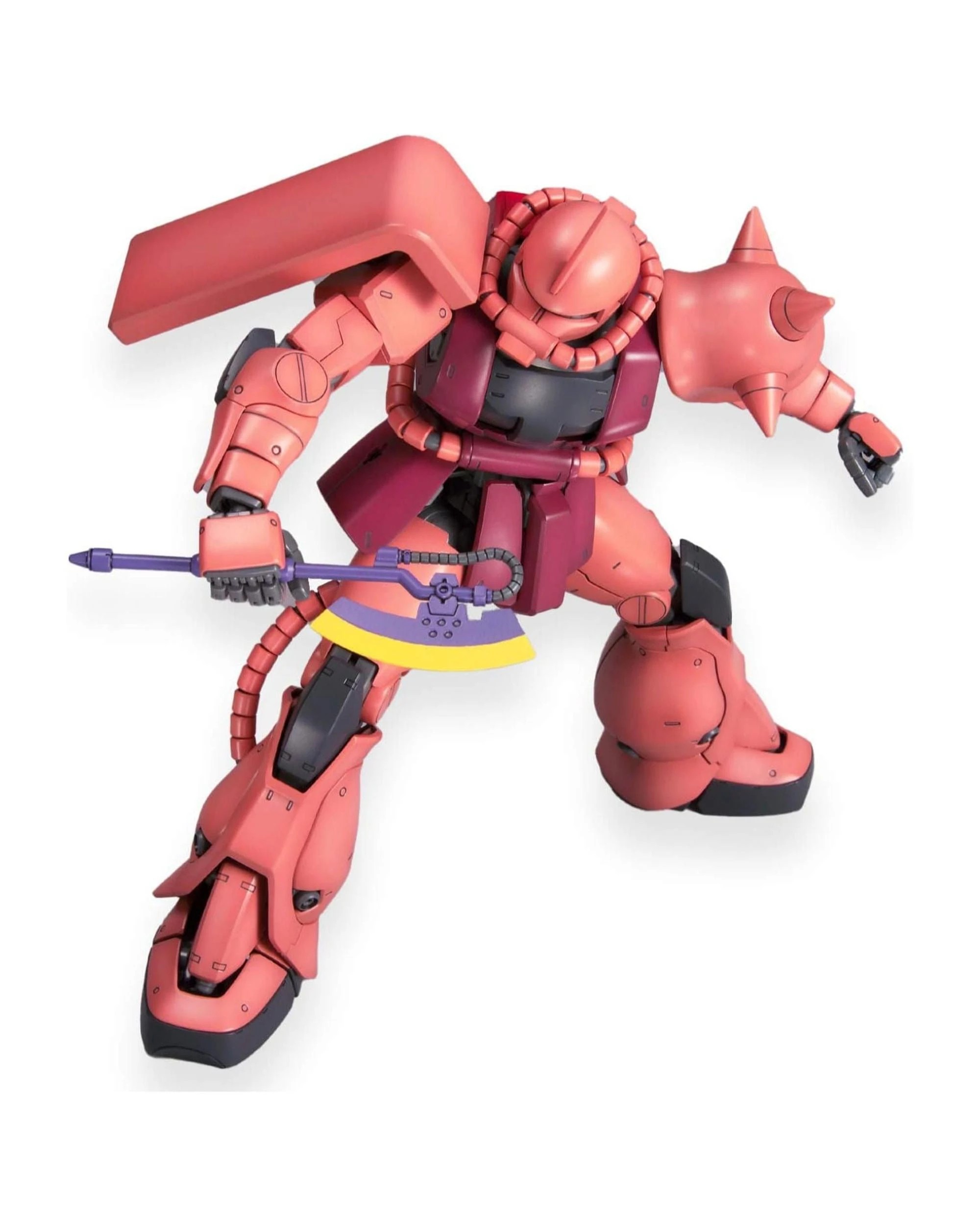 4 Bandai Gundam MG MS06S Char's Zaku Ver2.0 1/100 Model Kit, 4 of 9