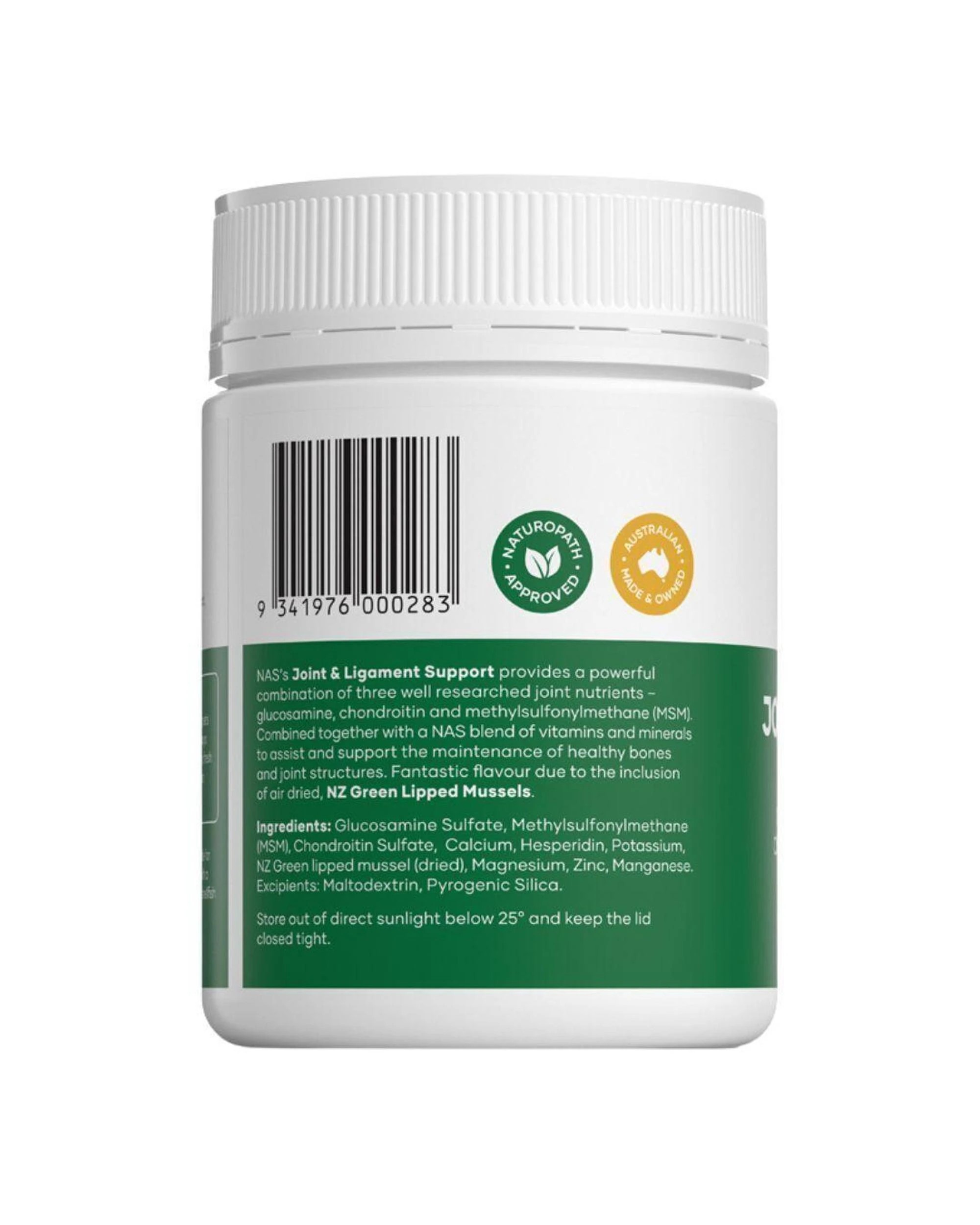 3 NAS Joint & Ligament Support Powder Supplement for Dogs & Cats 120g, 3 of 4