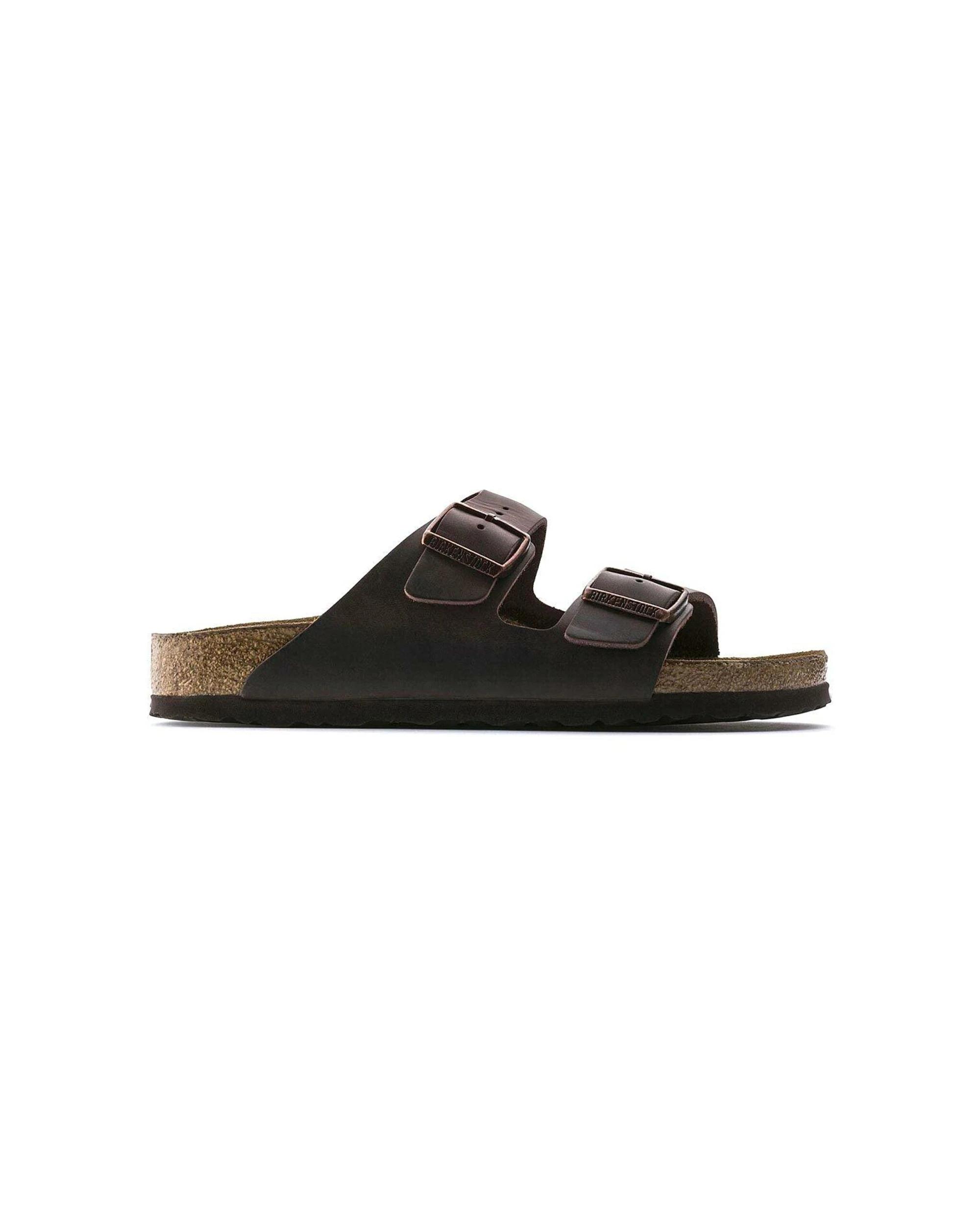 1 Birkenstock Arizona Soft Footbed Oiled Leather Sandals Narrow HABANA, 1 of 6