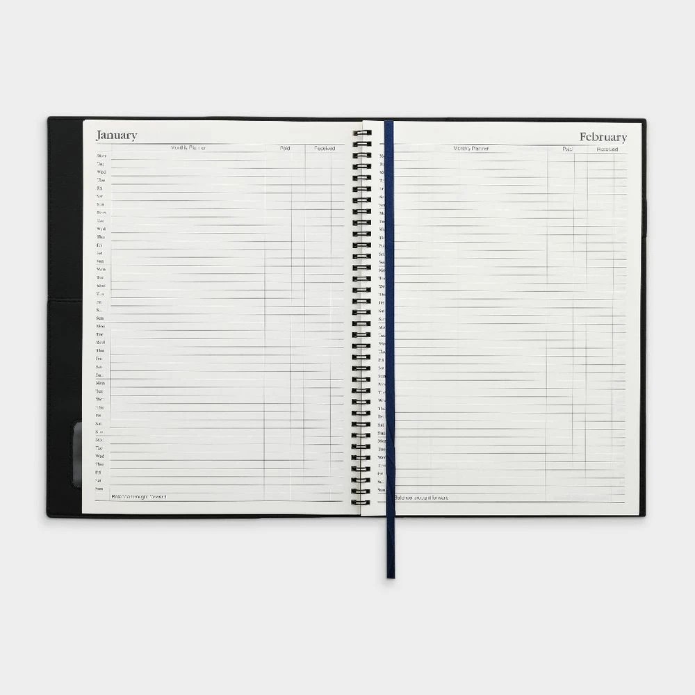 7 Collins Debden Vanessa A4 Week-to-View Undated Diary Black, 7 of 8