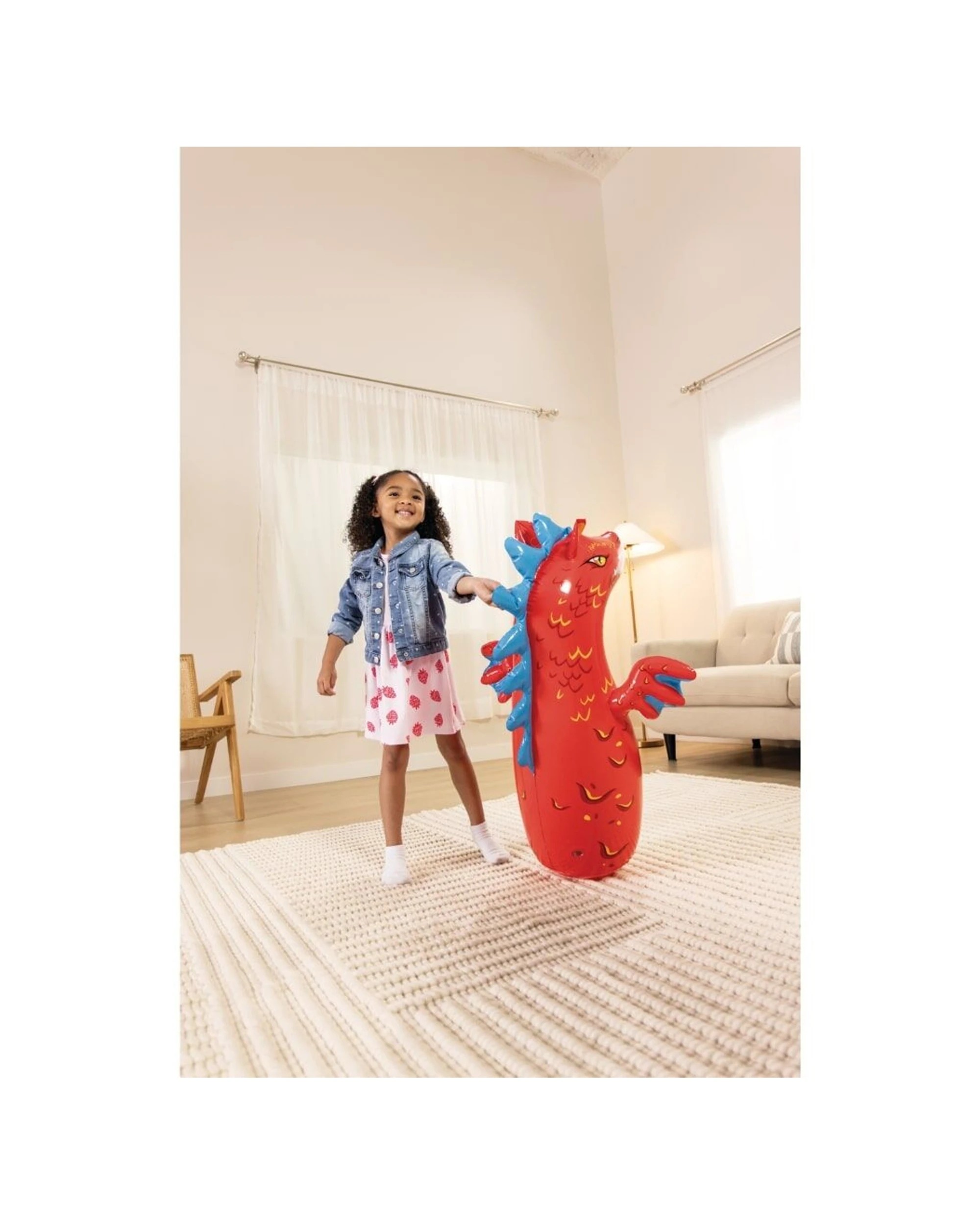 8 Intex Bop Bags Kids Outdoor/Indoor Inflatable Animals Toy 3+ - Assorted, 8 of 9