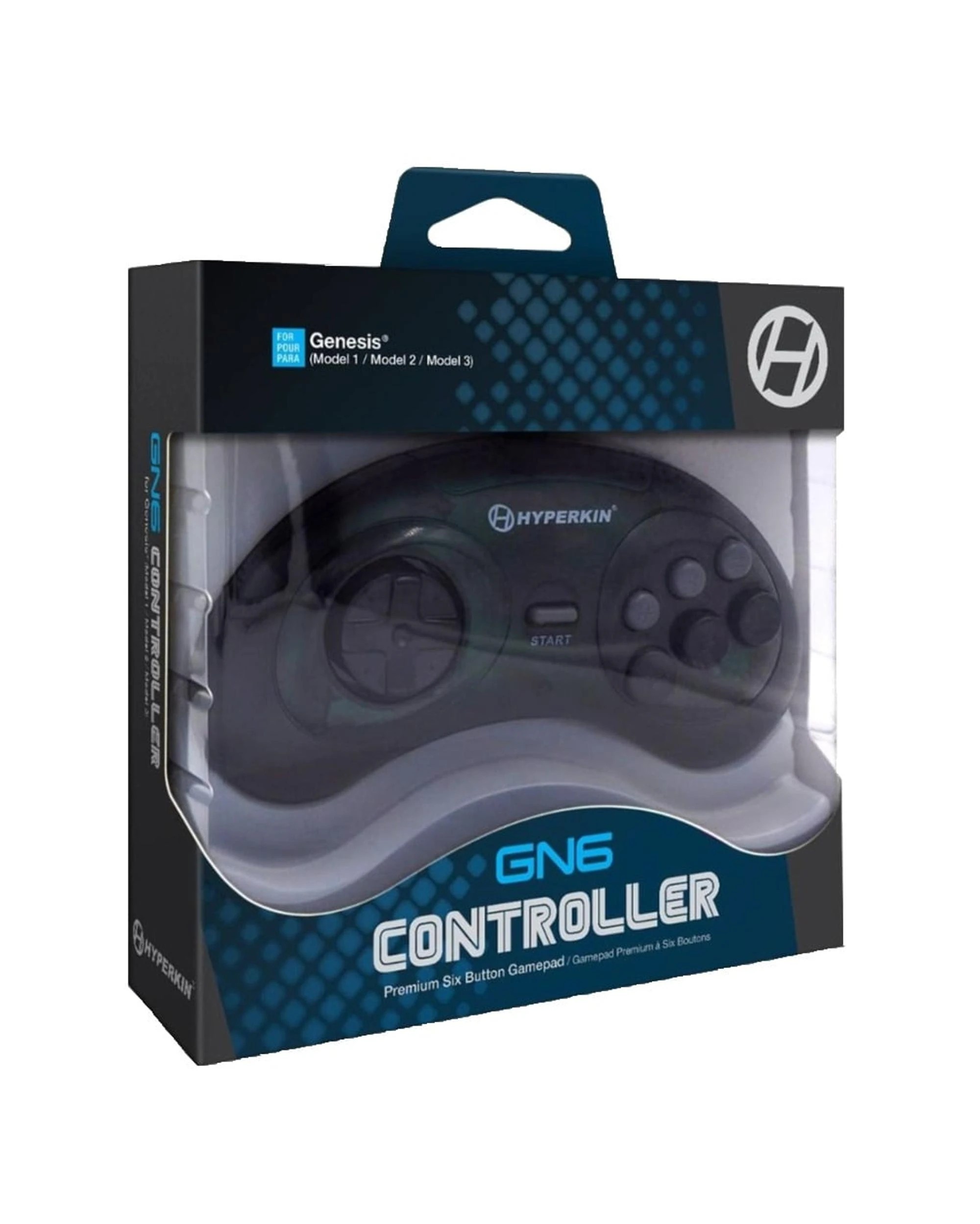 3 Hyperkin Sega Mega Drive GN6 Premium Controller - Space Black - Black, 3 of 3