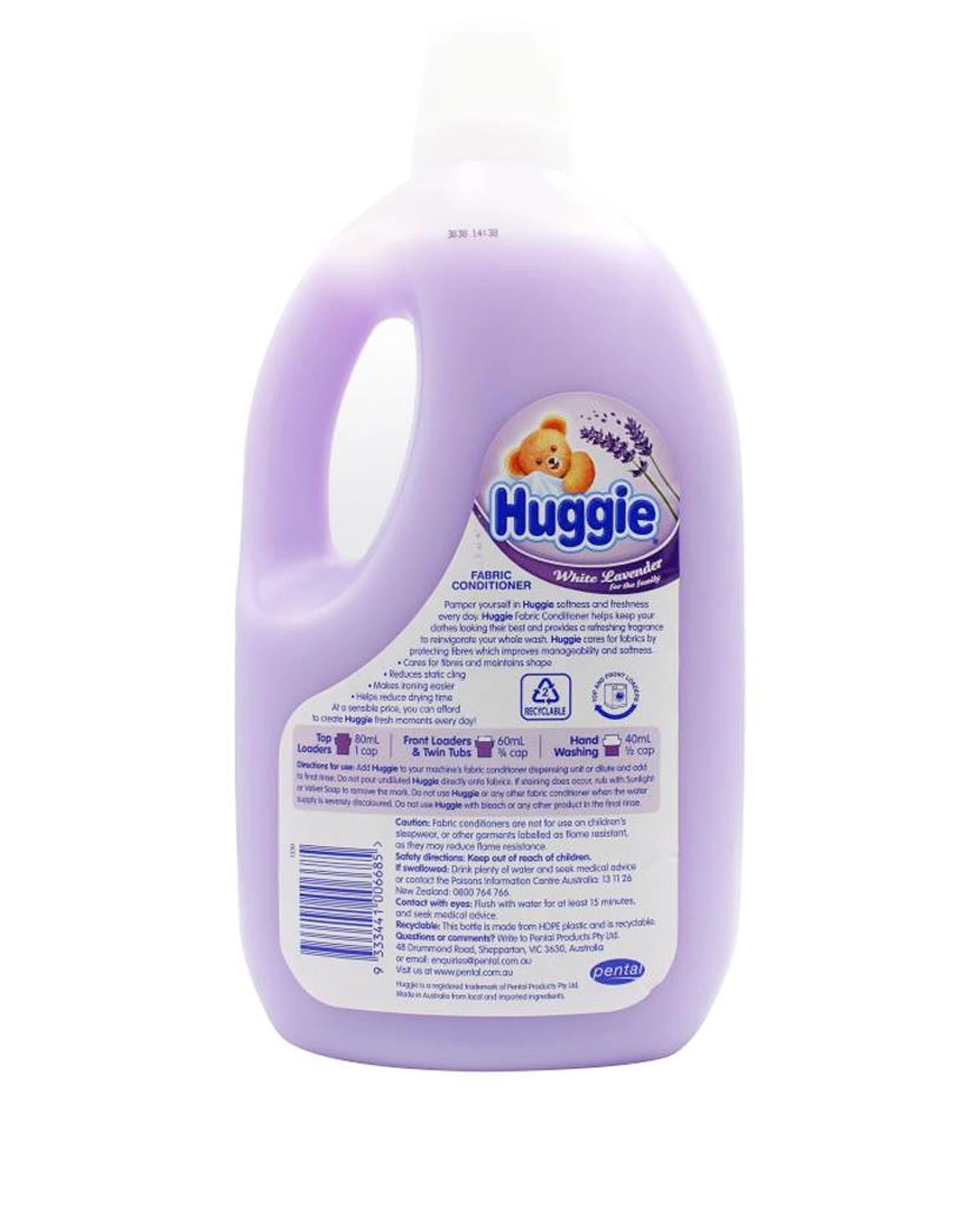 3 Huggie 6PK Fabric Conditioner White Lavender Gentle Care Formula 2L - Multi, 3 of 3