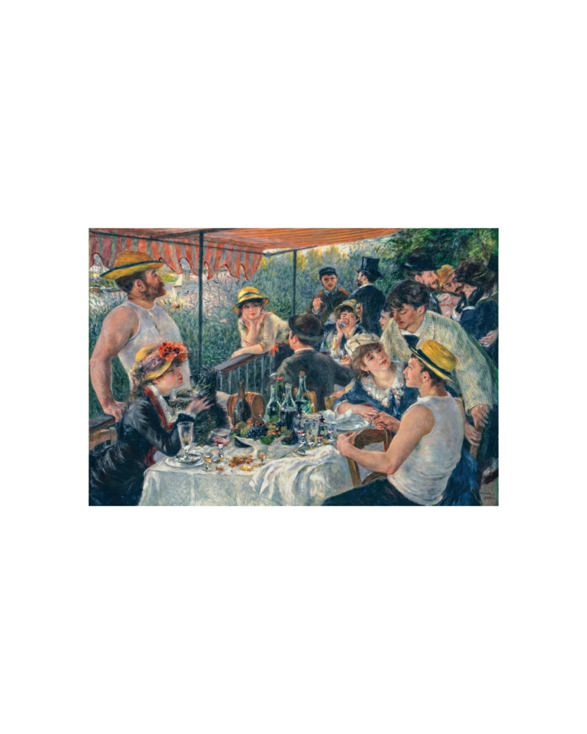 2 Clementoni Museum Collection Puzzle Lunch Boating Party 1000 Piece Set - Multi, 2 of 2