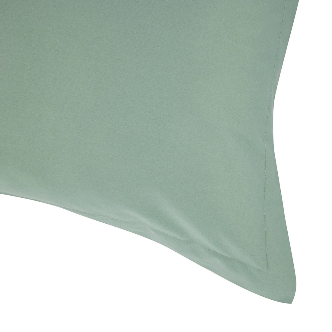 3 500 Thread Count Australian Grown Cotton European Pillowcase - Sage, 3 of 5