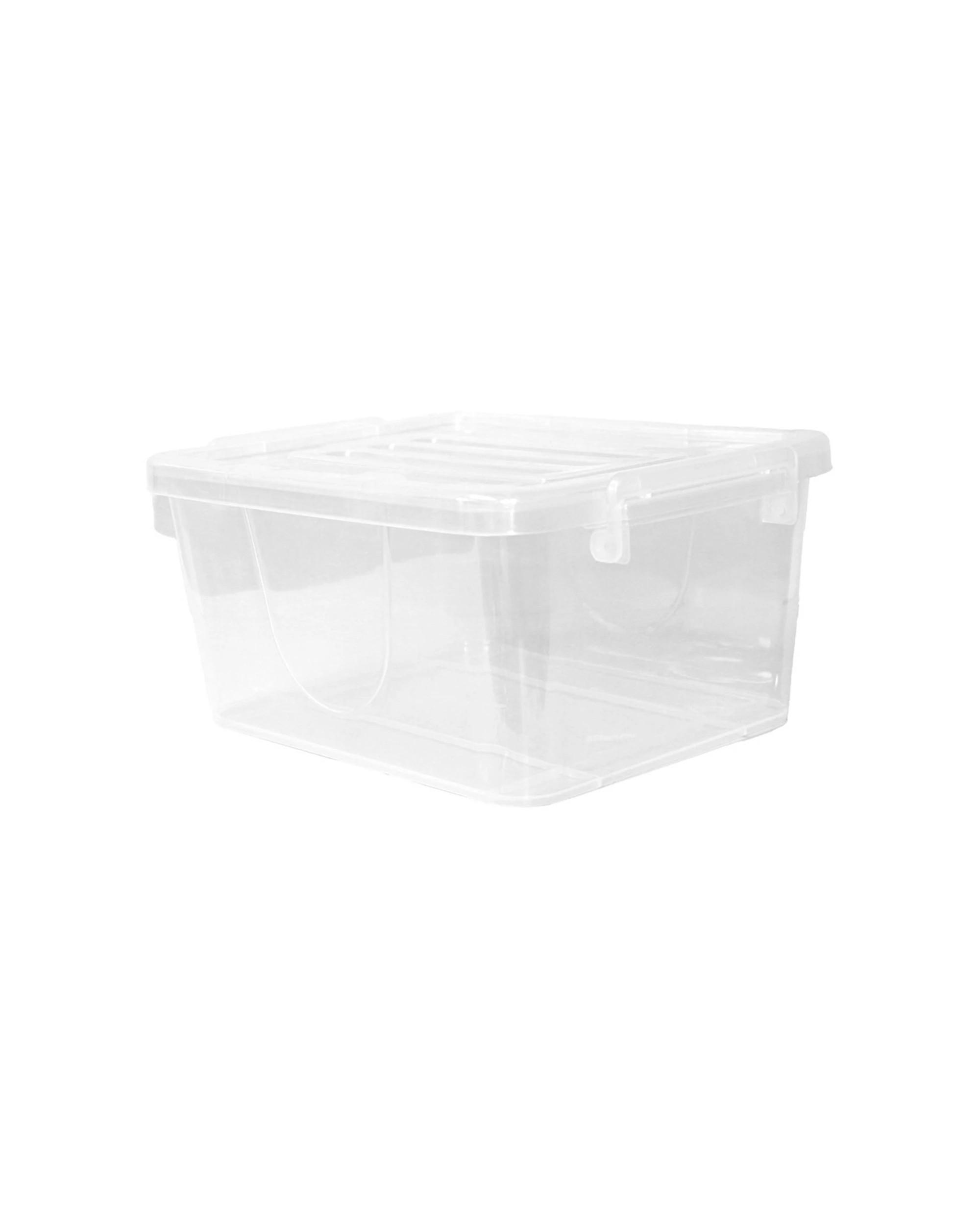 2 Boxsweden 5L Storage Box Clip Lock Lid Rectangle Durable Plastic Versatile
 - plain, 2 of 3