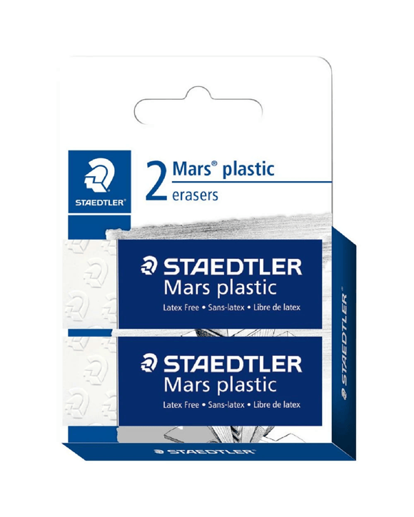 Staedtler Mars Plastic Erasers 2 Pack