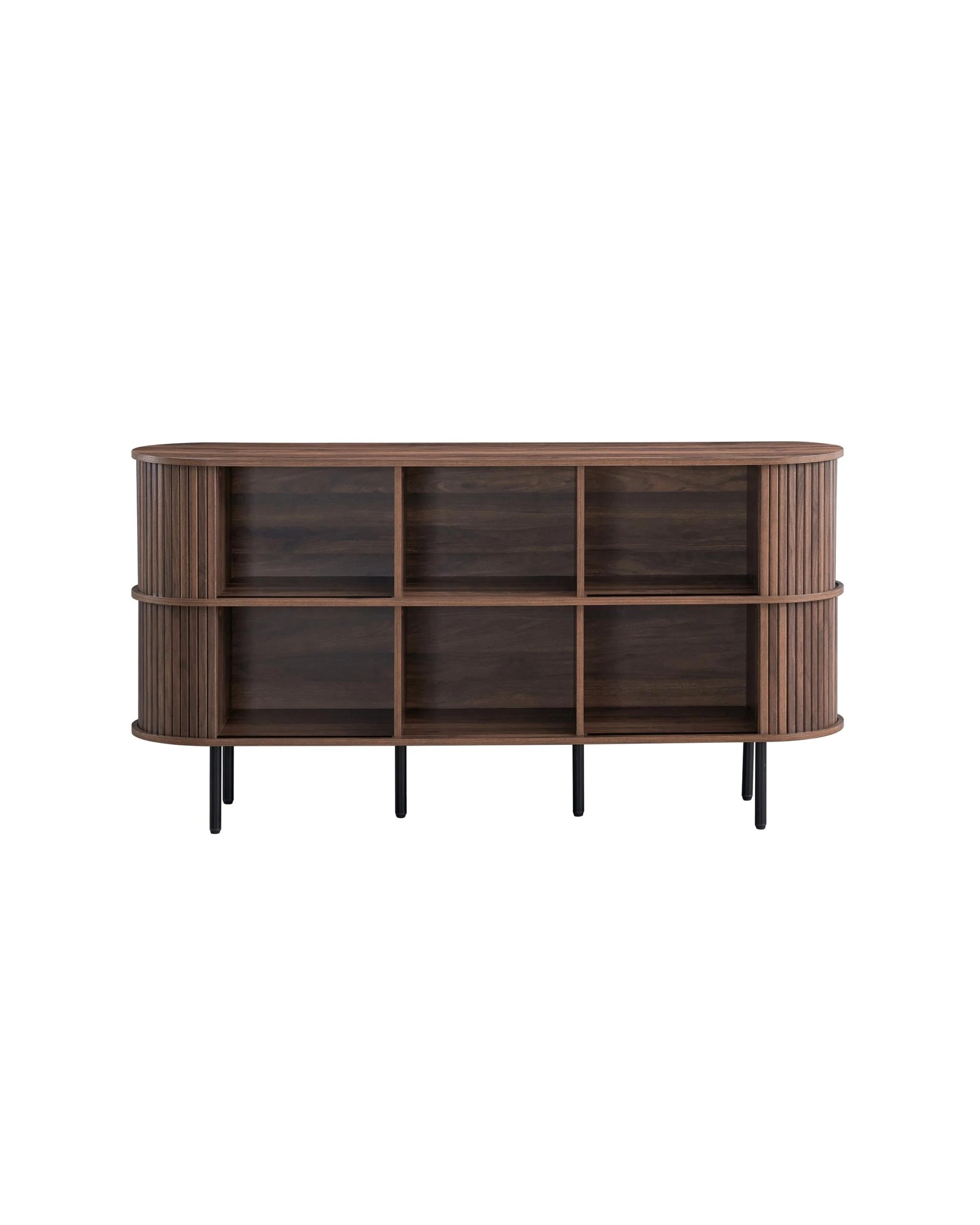 7 Kodu Buffet Storage Shelving Unit 4 Doors - Brown, 7 of 9