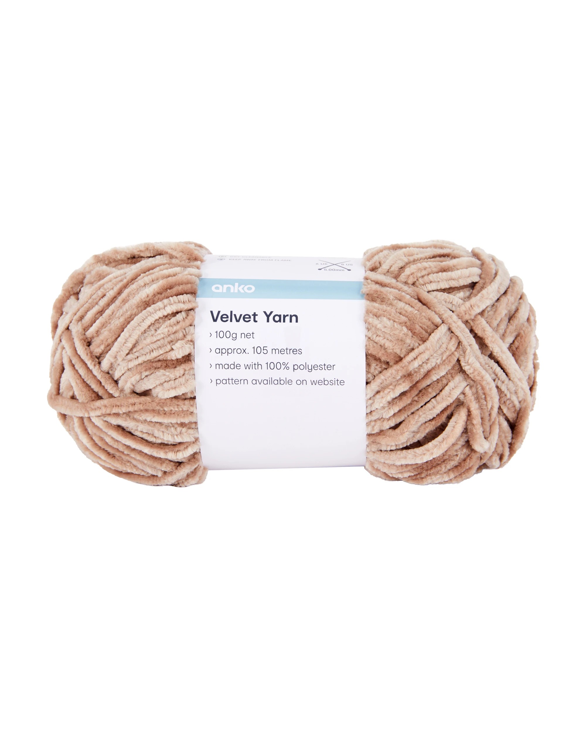 1 Velvet Yarn - Mushroom, 1 of 3