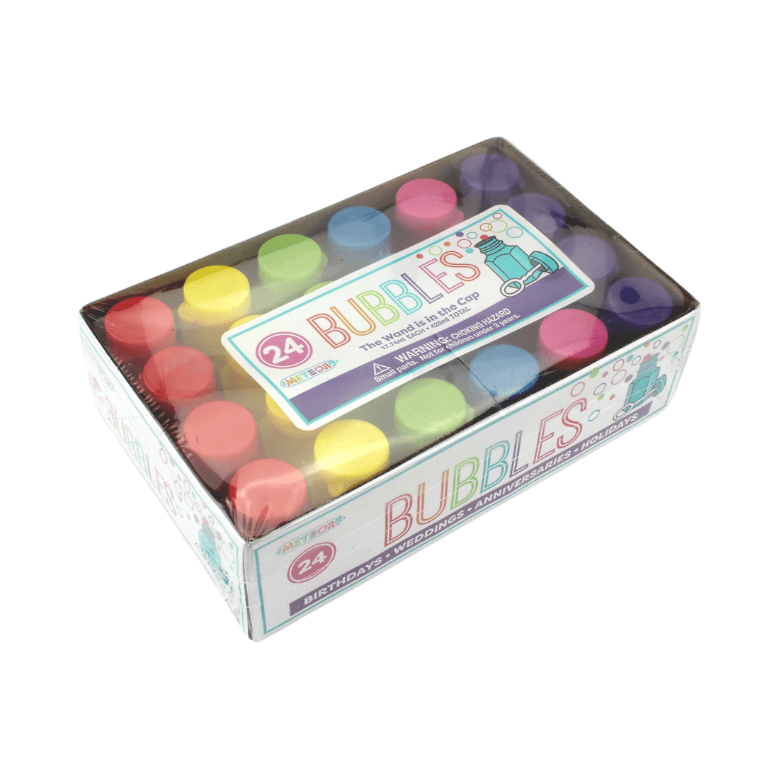 2 Unique Mini Bubble Bottles Pack of 24, 2 of 2