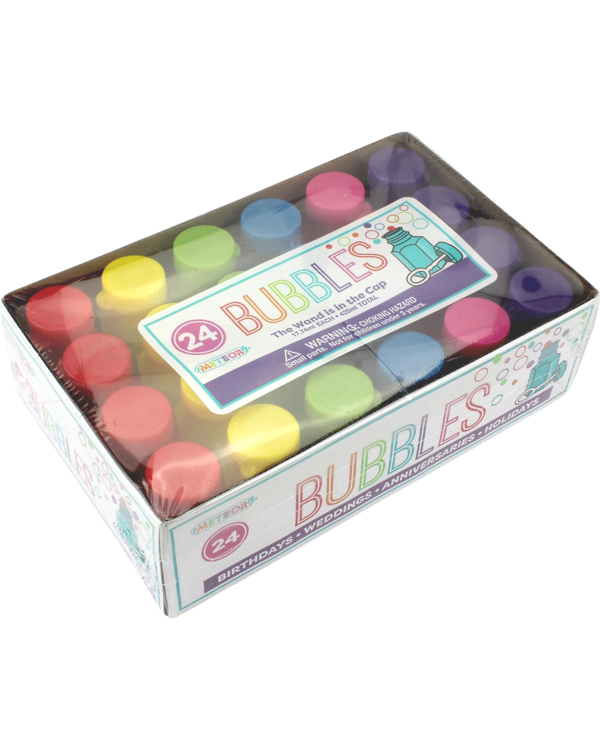 2 Unique Mini Bubble Bottles Pack of 24, 2 of 2