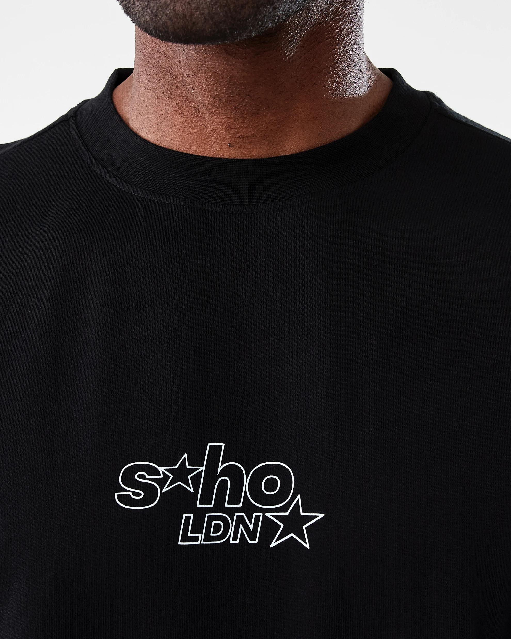 5 Boxy Print T-shirt Blk Sohldn, 5 of 7