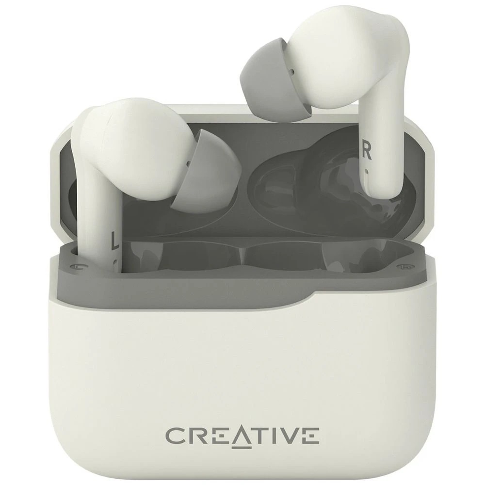 1 Creative Zen Air Plus Wireless Earbuds Cream, 1 of 4