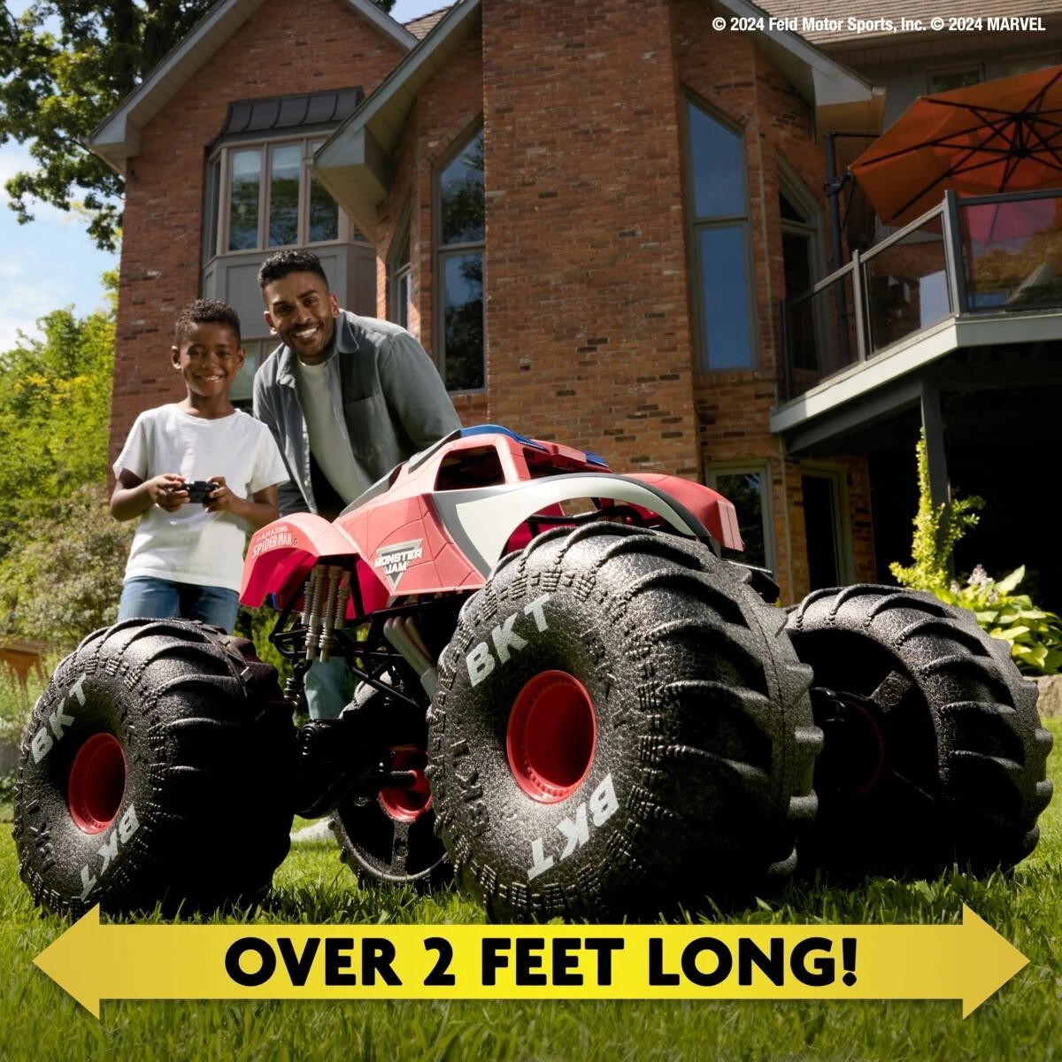 7 Monster Jam Marvel Spider-Man Mega 1:6 Scale RC Monster Truck, 7 of 8