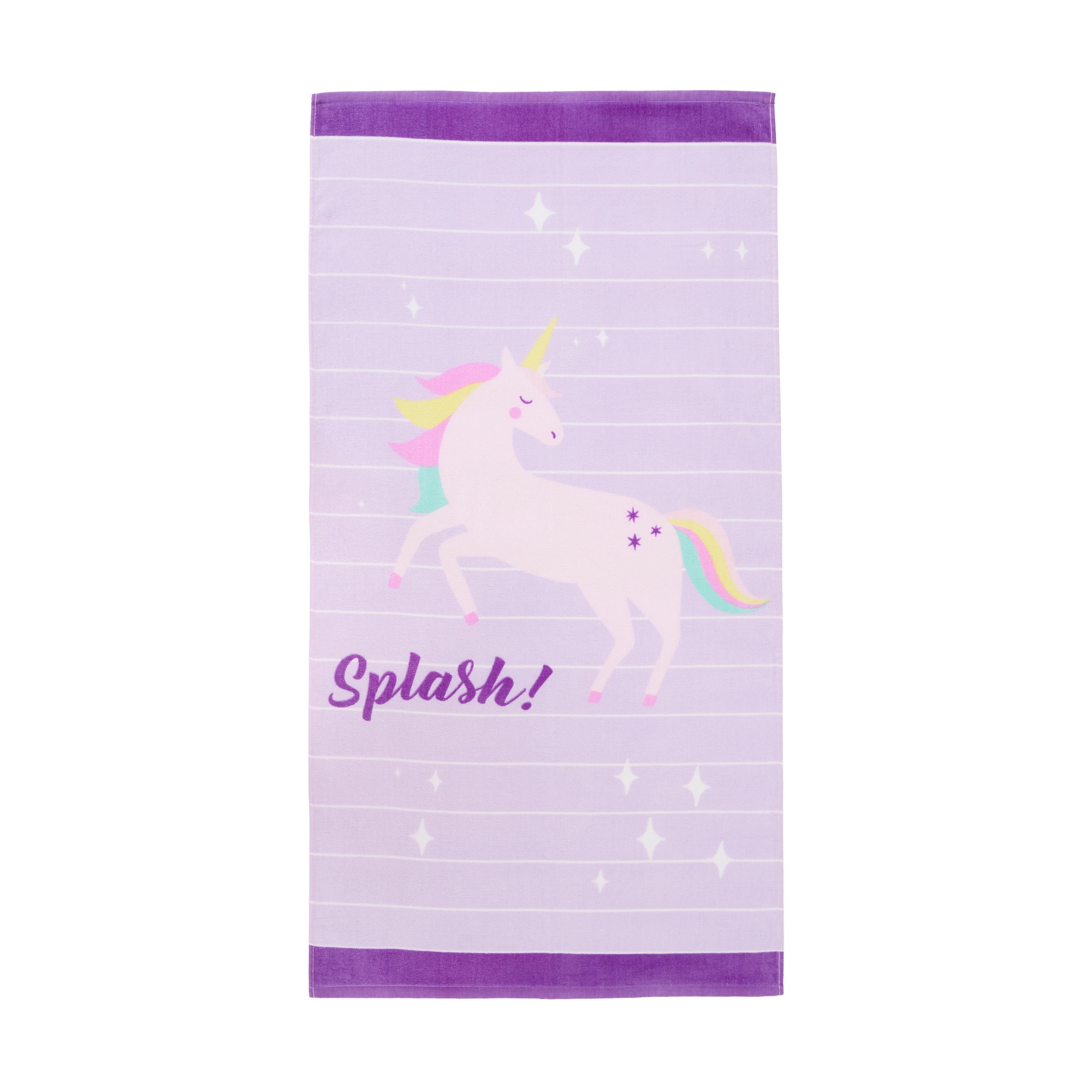 1 Australian Cotton Beach Towel - Unicorn, 1 of 6