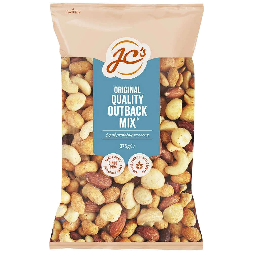 1 JC’s Quality Foods Original Outback Mix 375g, 1 of 2