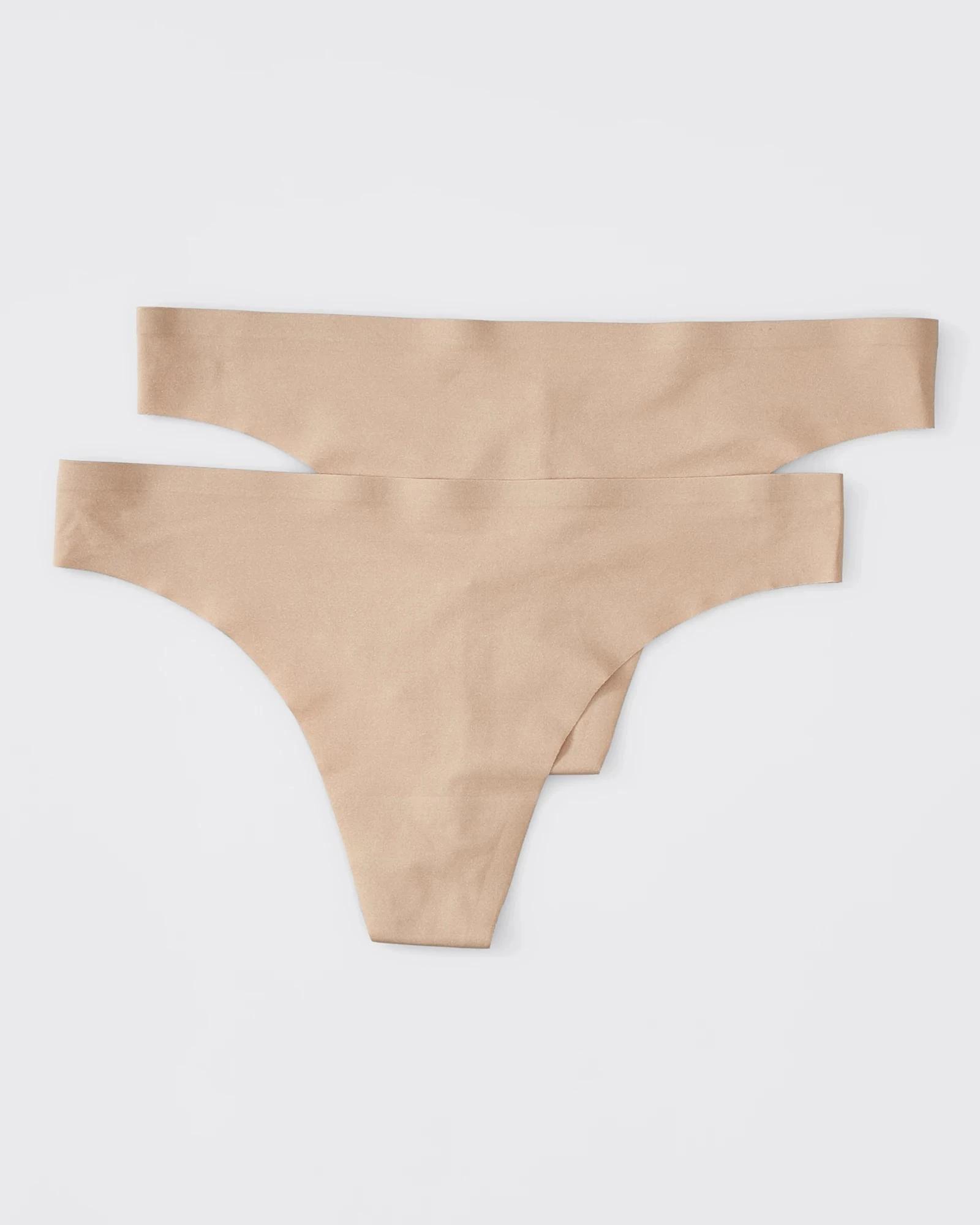 4 Target 2 Pack Bonded No Show G-String Briefs LATTE BROWN, 4 of 6