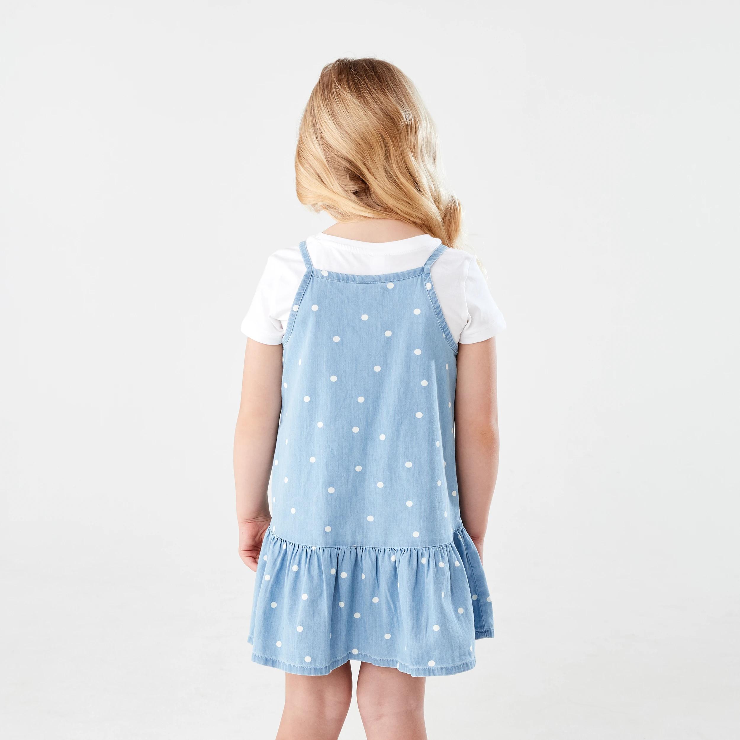 2 2 Piece Chambray Dress Set DOTTED SPACE, 2 of 7