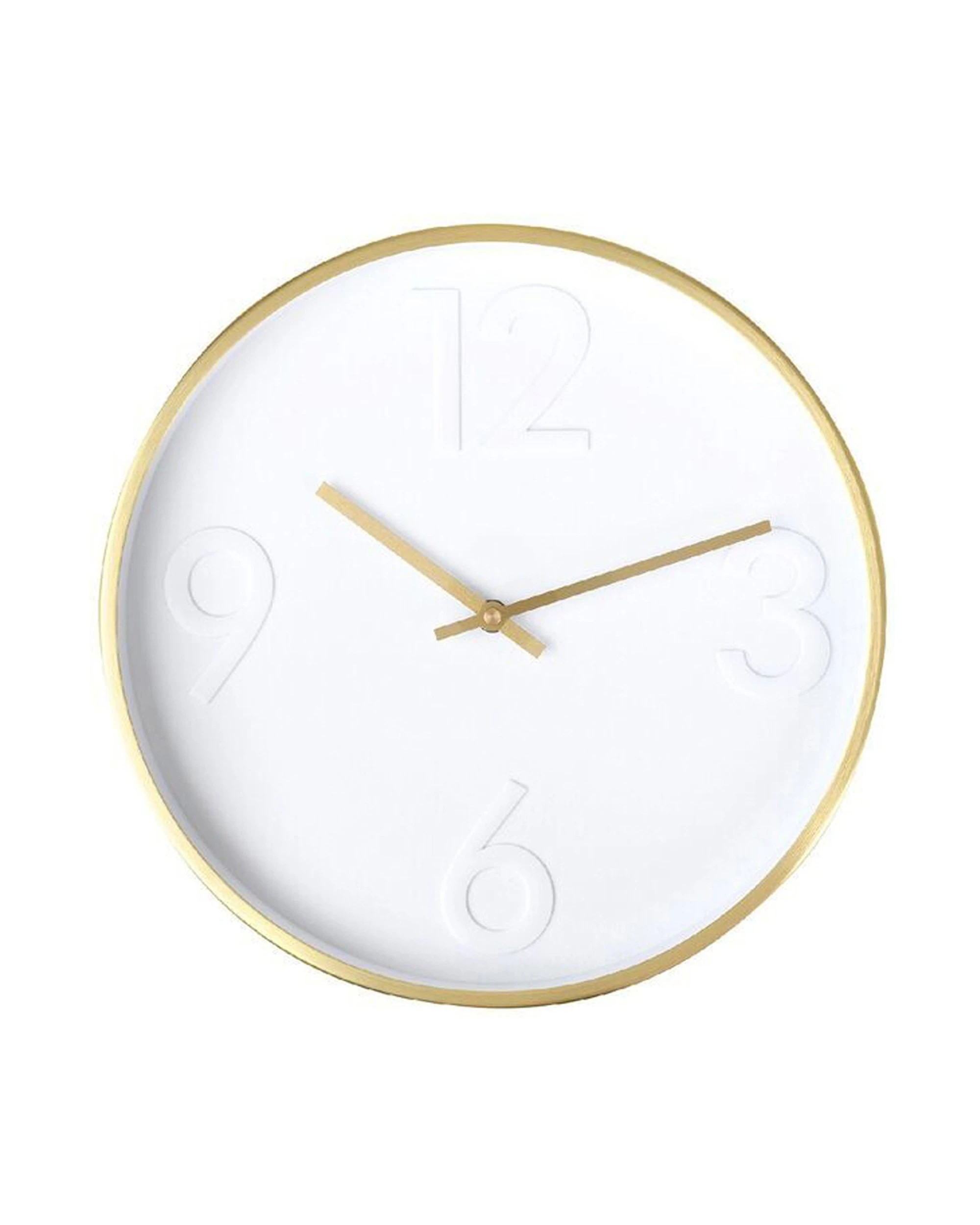 3 Degree Otto Home Office Decor Quartz Wall Analog Clock 30cm Diameter - Gold, 3 of 3