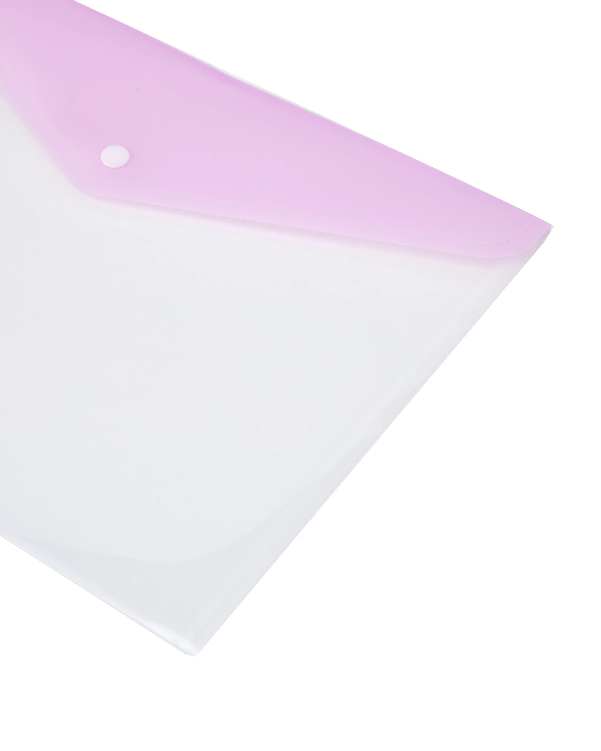 6 3 Pack A4 Button Document Wallet - Colour, 6 of 7