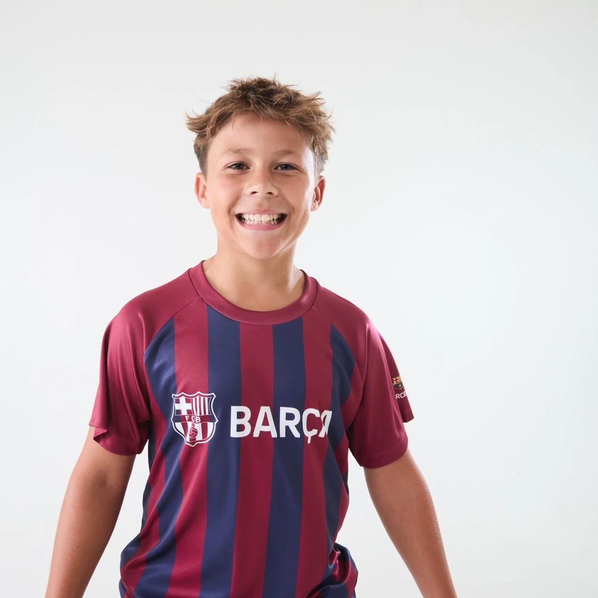 3 Official Youth Barcelona T-shirt Navy, 3 of 7
