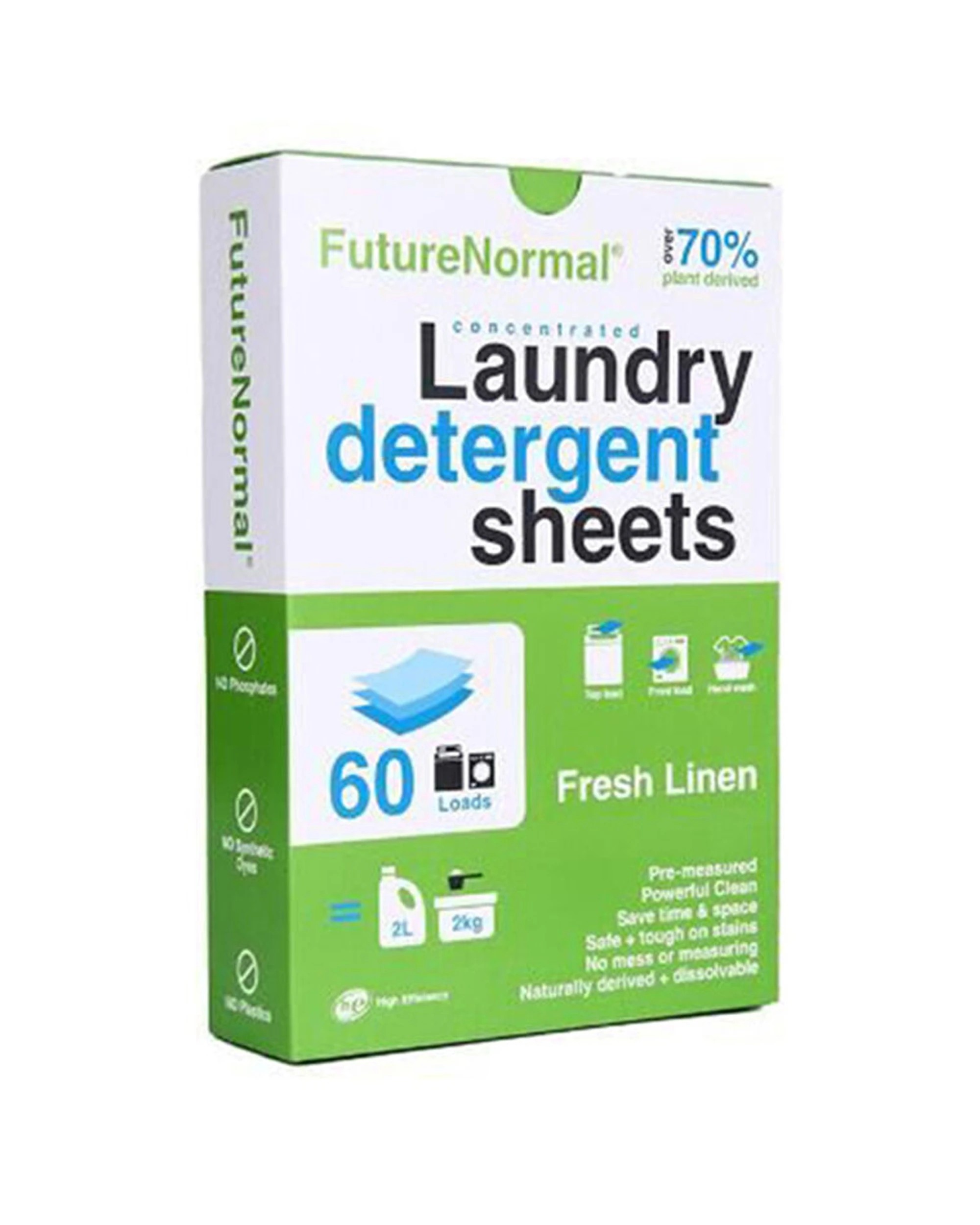 2 Future Normal 6x 60pc Laundry Detergent Sheets Fresh Linen Scent All Washer - Multi, 2 of 2