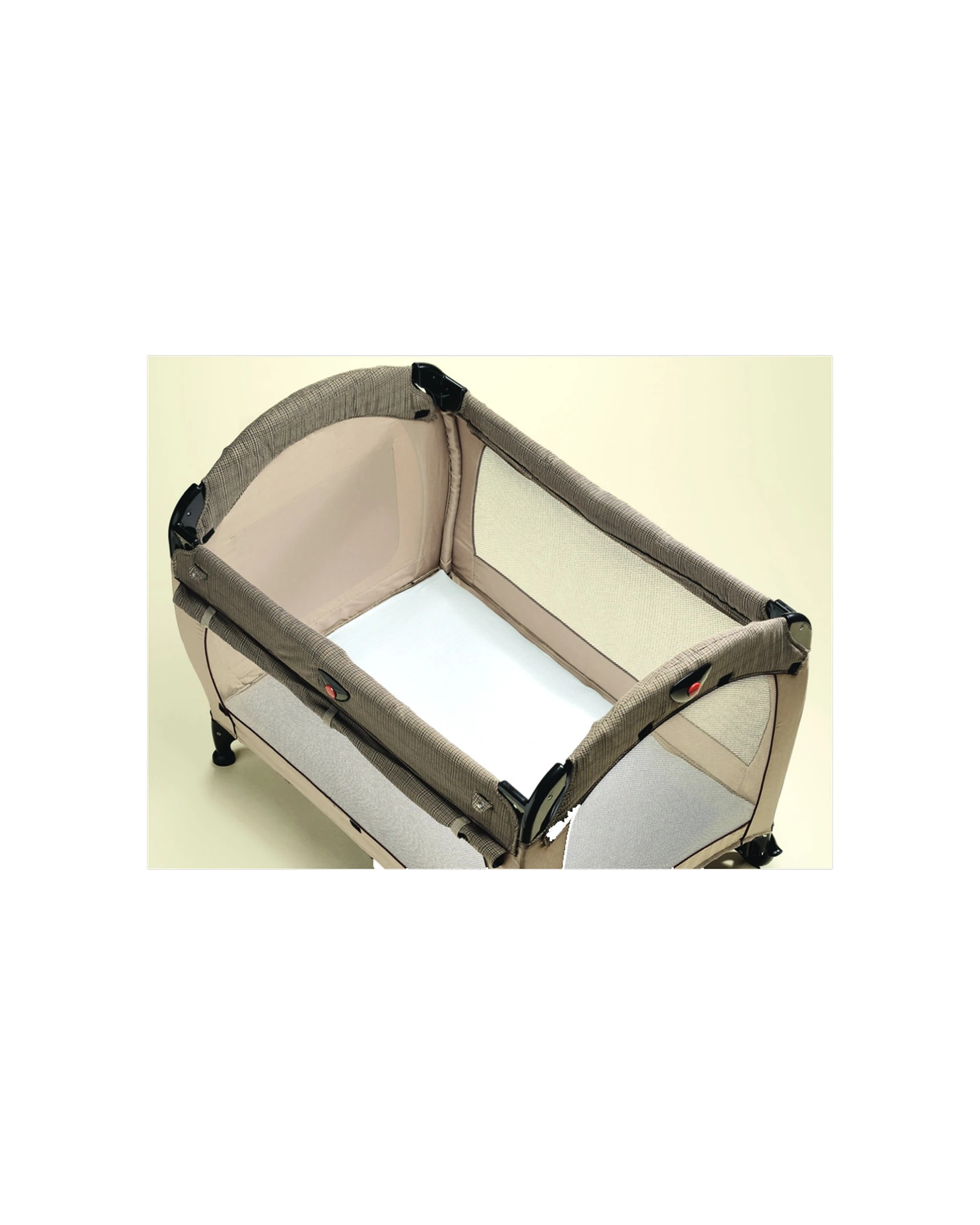 3 Playette Travel Cot Bamboo Sheet Bundle - Beige, 3 of 3
