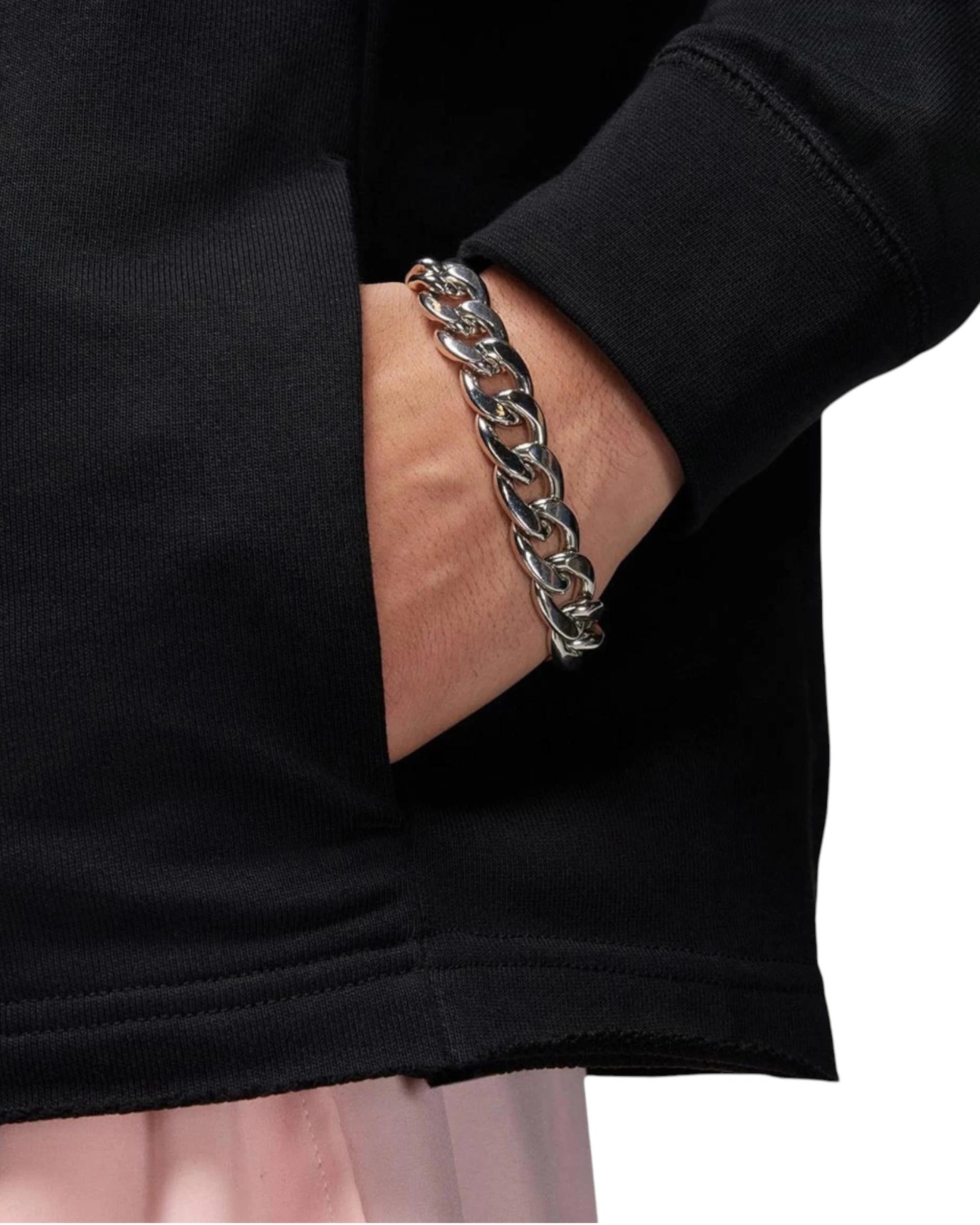 5 Nike Mens Jordan Dri-FIT Sport Fleece Pullover Black Graphic Hoodie BLACK, 5 of 5