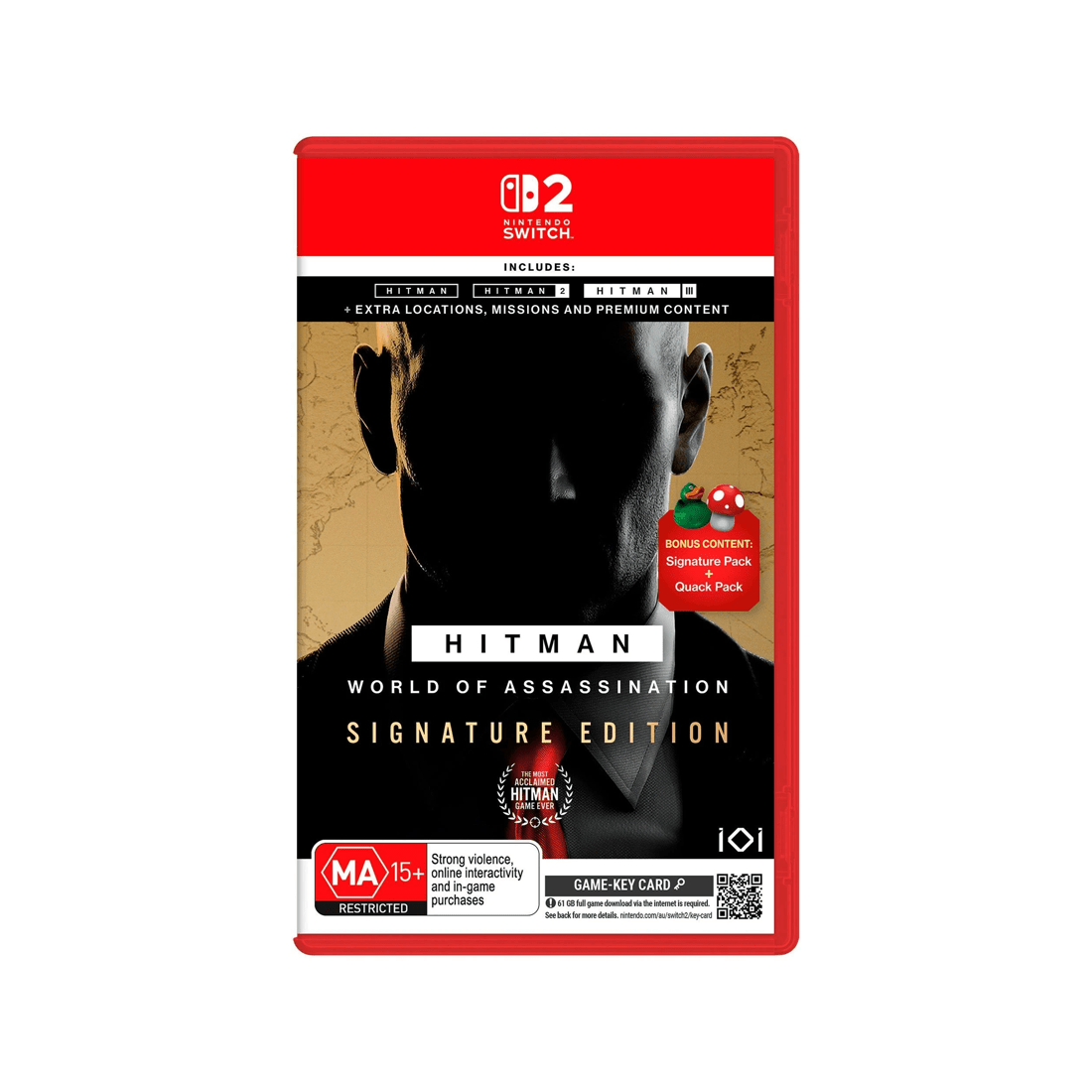 1 Square Enix Hitman: World of Assassination Signature Edition - Switch 2, 1 of 6