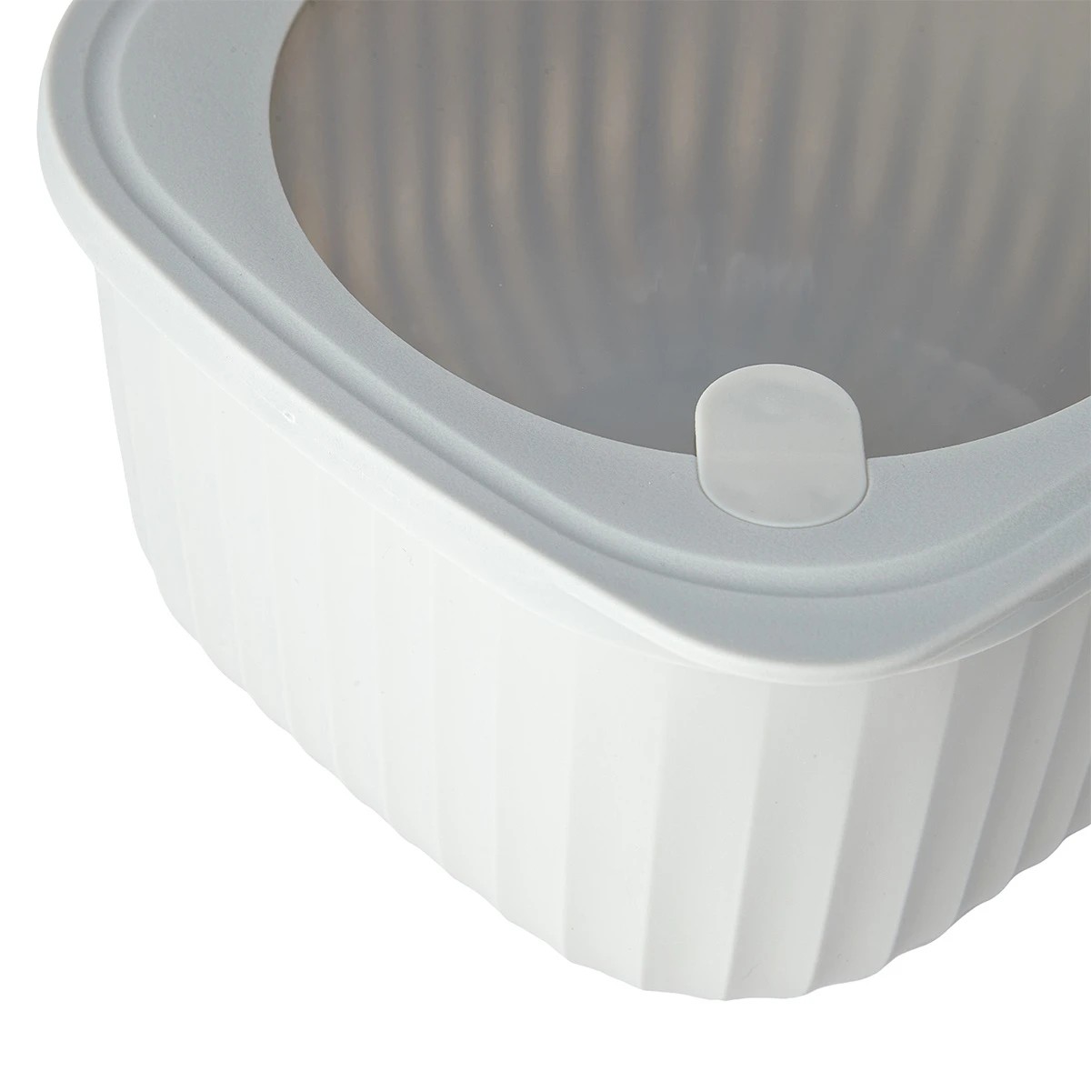 6 4 Piece Square Nested Food Storage Set - Grey, 6 of 10