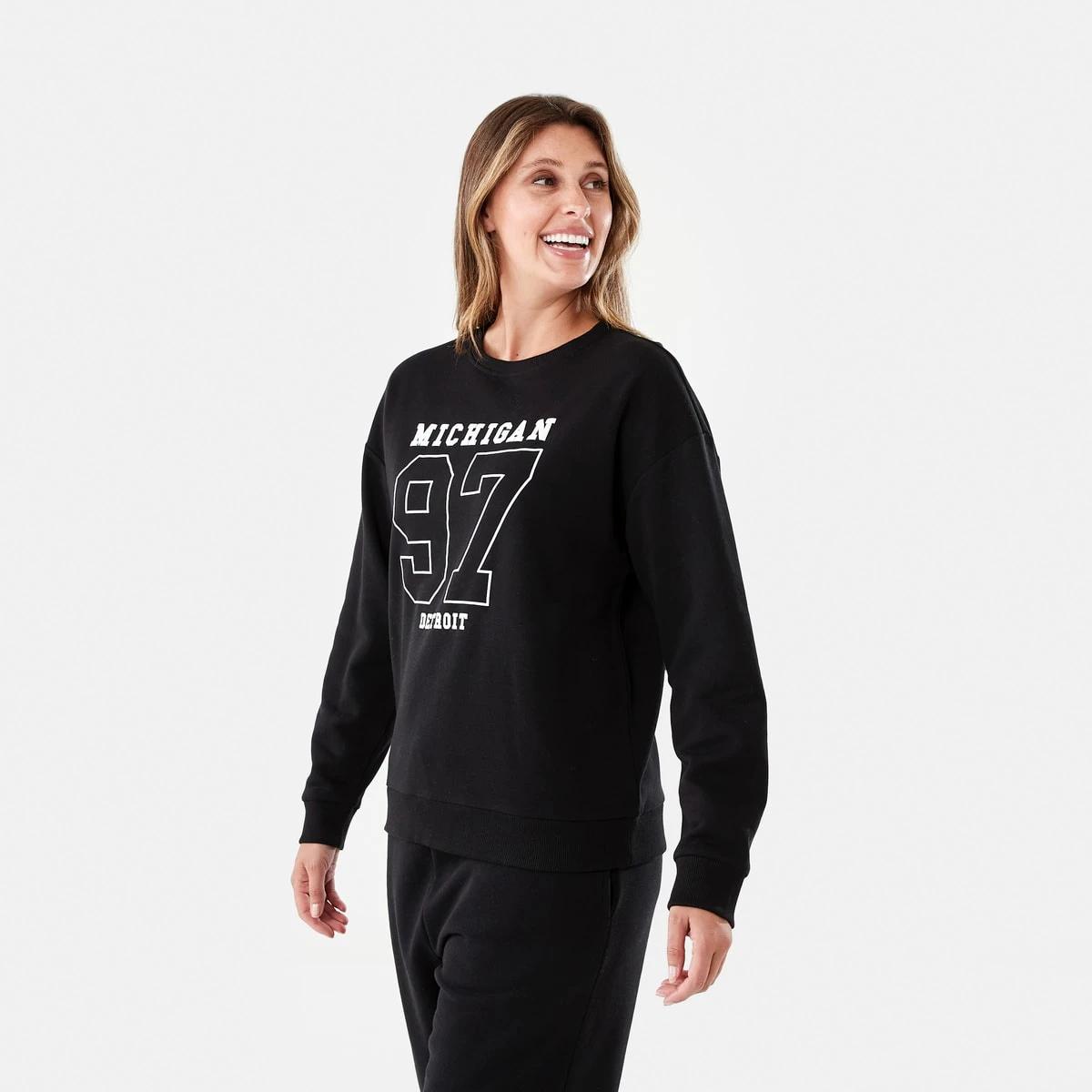 2 Long Sleeve Print Sweatshirt 97 Michgn, 2 of 6